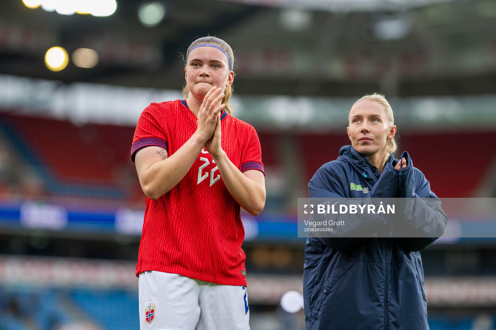 Signe Gaupset and Thea Bjelde of Norway