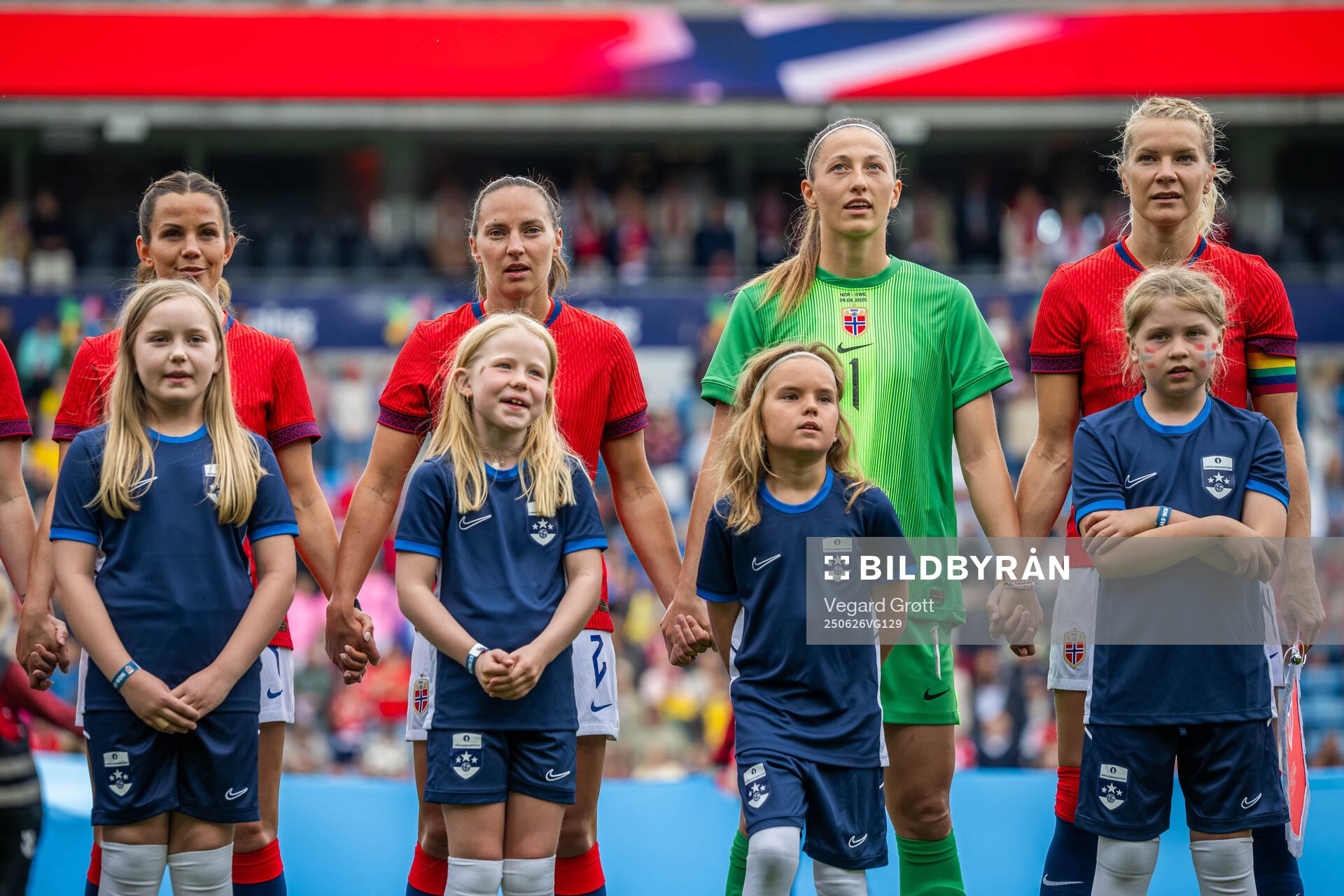 Tuva Hansen, Marit Bratberg Lund, goalkeeper Cecilie