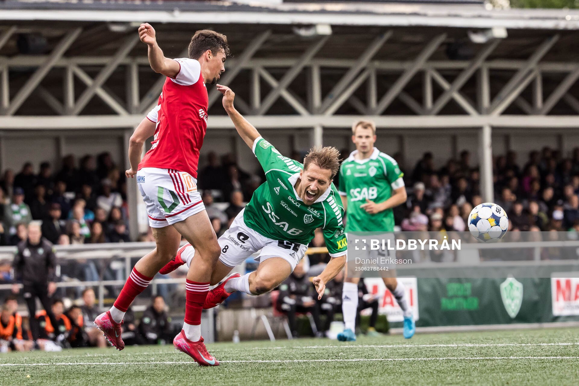 Sandvikens IFs Liam Vabö och Brages Jacob Stensson