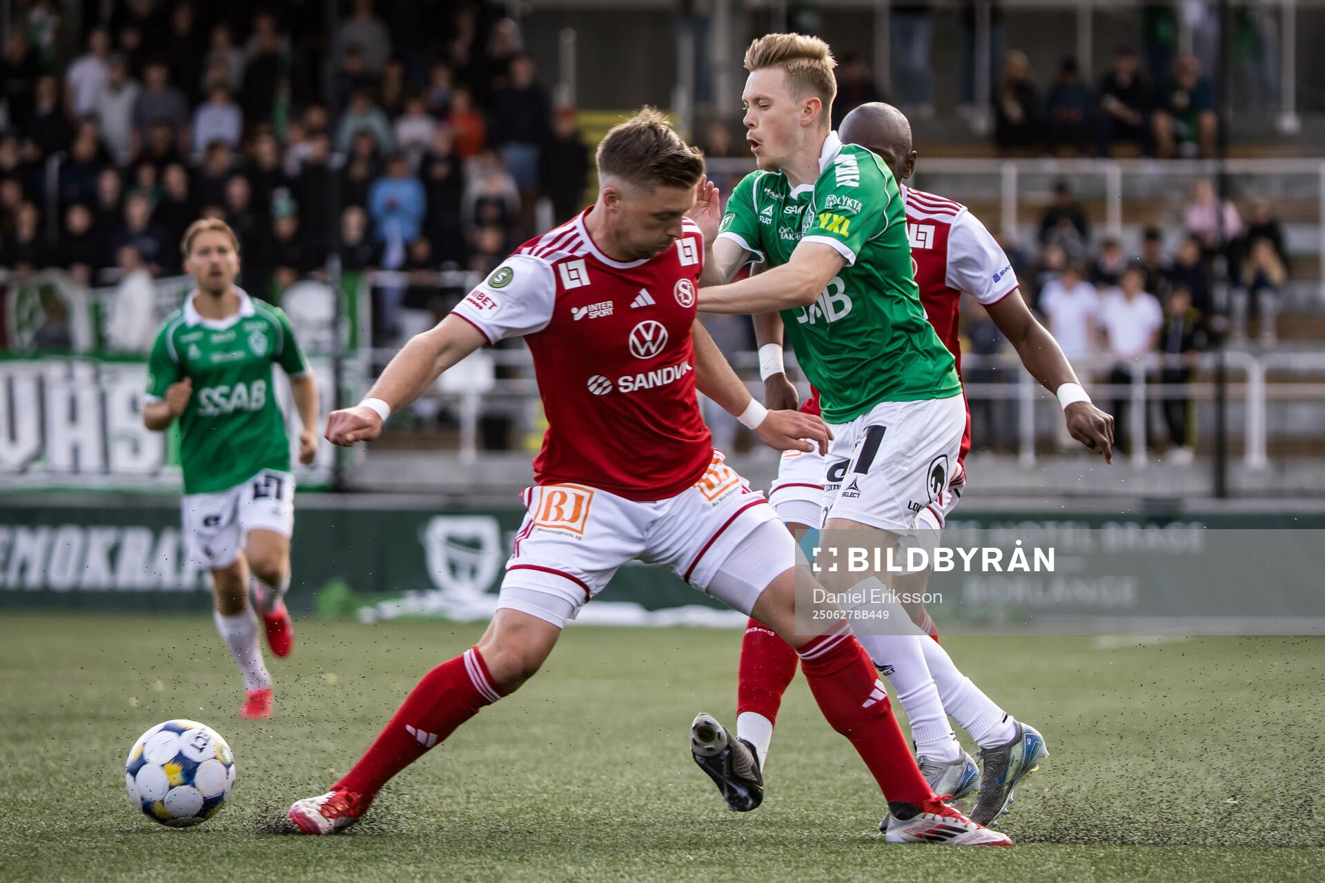 Sandvikens IFs Gustav Thörn och Brages Gustav Nordh