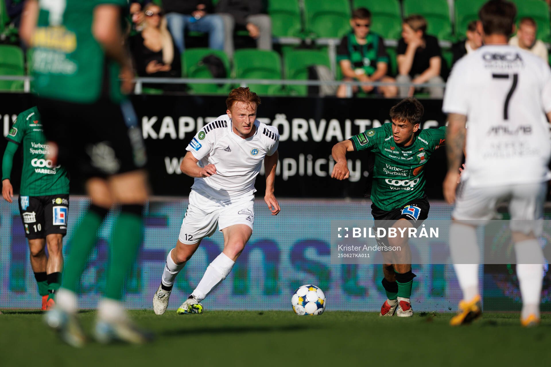 Utsiktens Wiggo Hjort och Varbergs Isak Vidjeskog