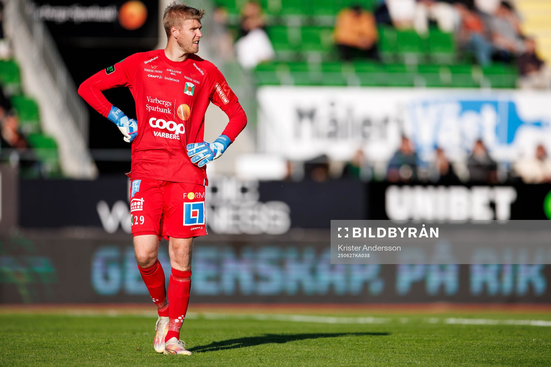 Varbergs målvakt Fredrik Andersson