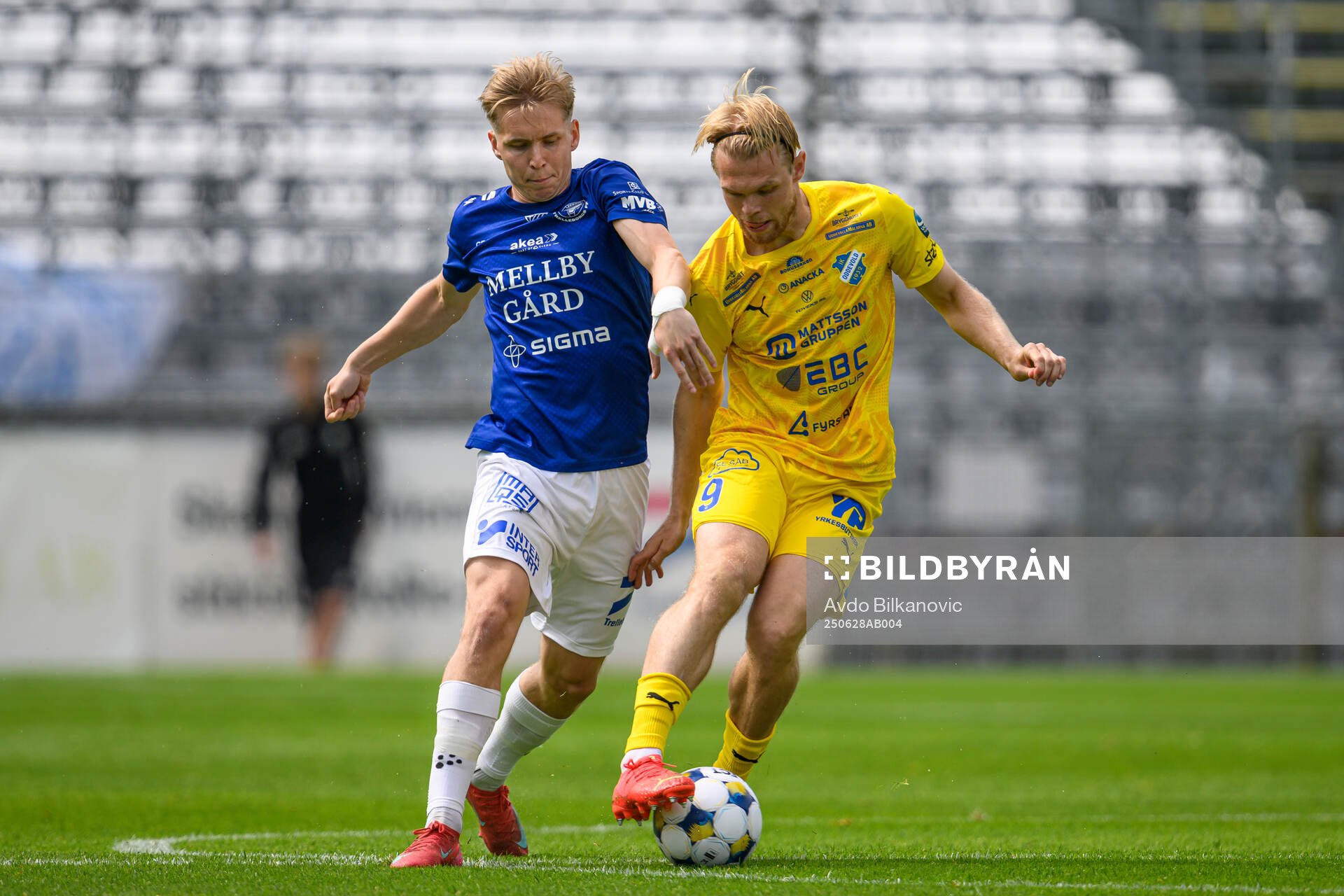 Trelleborgs Axel Vidjeskog och Oddevolds Linus Tornblad