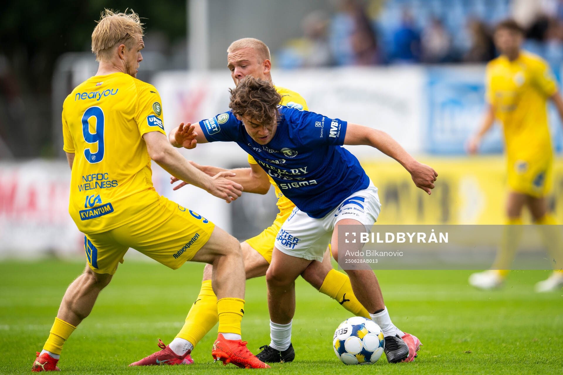 Trelleborgs Viktor Christiansson och Oddevolds Linus