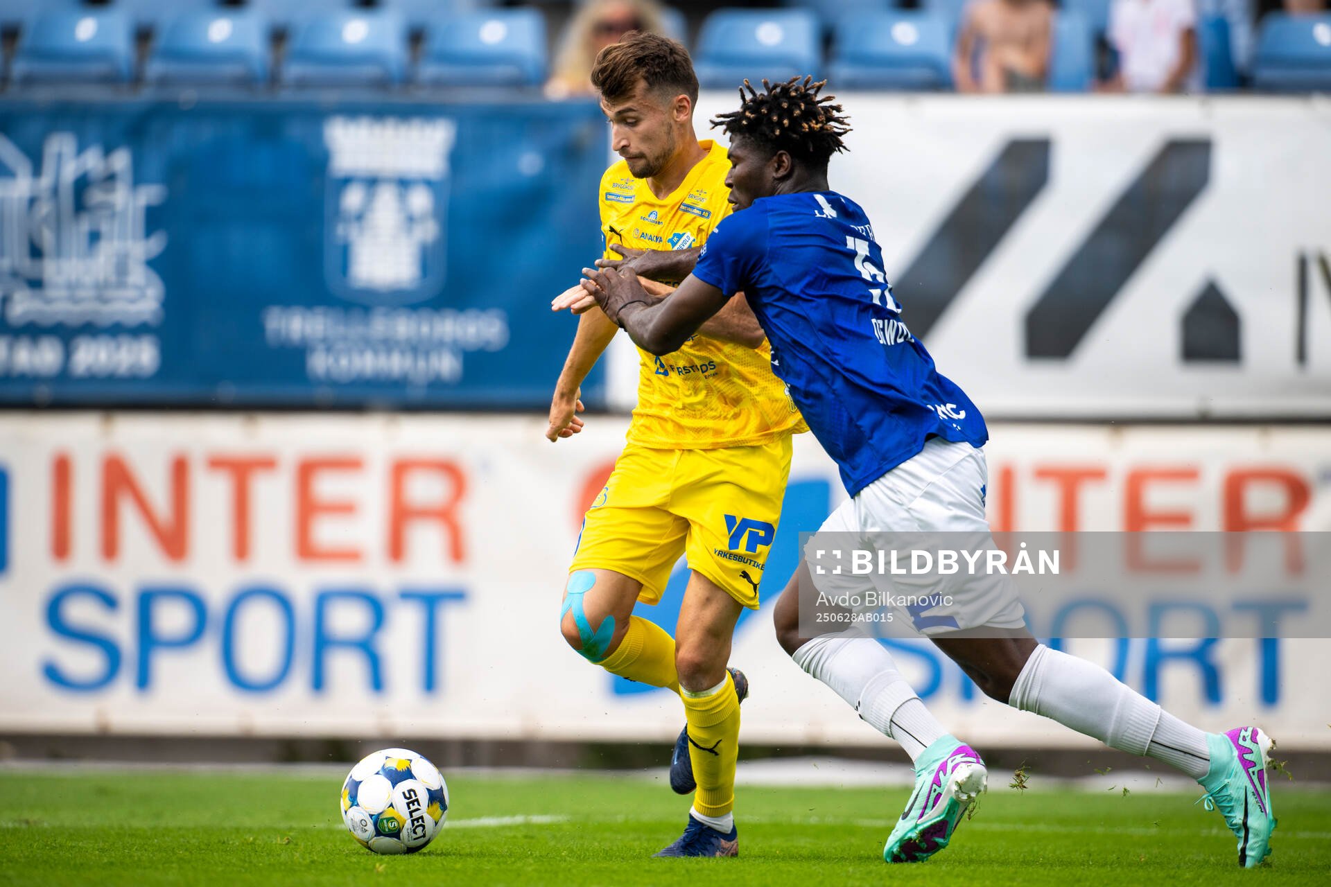 Trelleborgs Abel Ogwuche och Oddevolds Rasmus