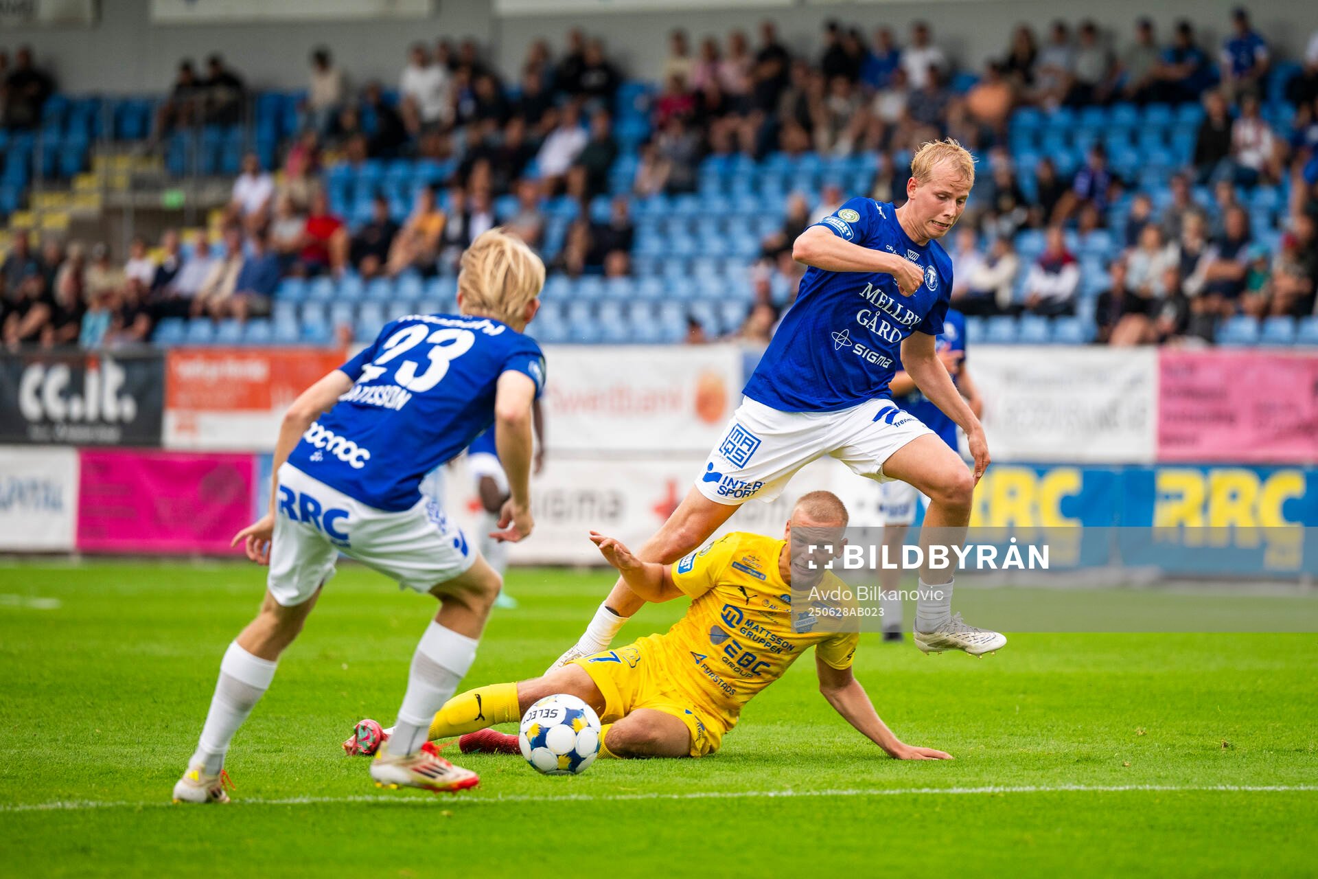 Trelleborgs Jakob Andersson och Oddevolds Olle Kjellman