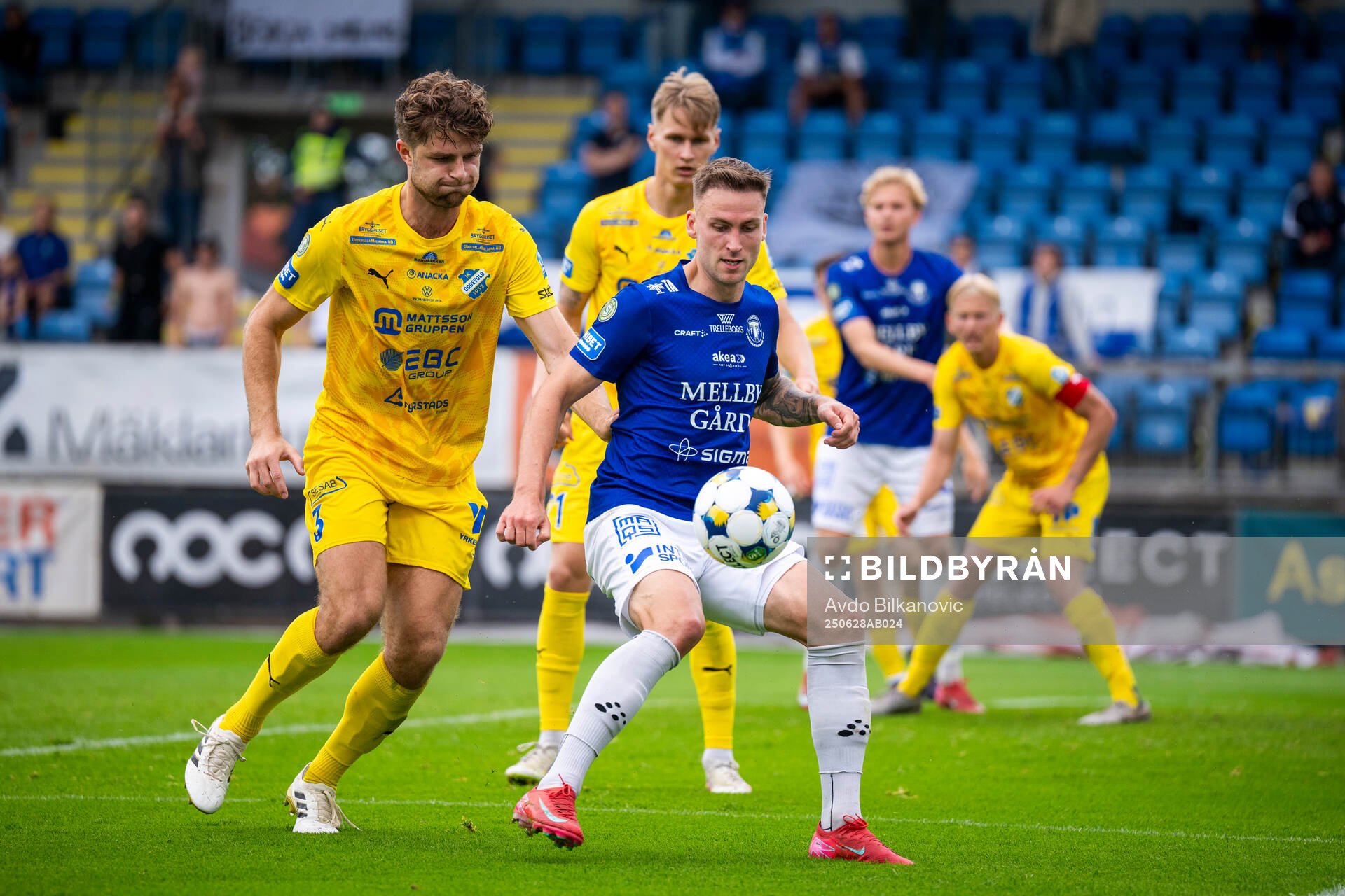 Trelleborgs Filip Bohman och Oddevolds Erik Hedenquist