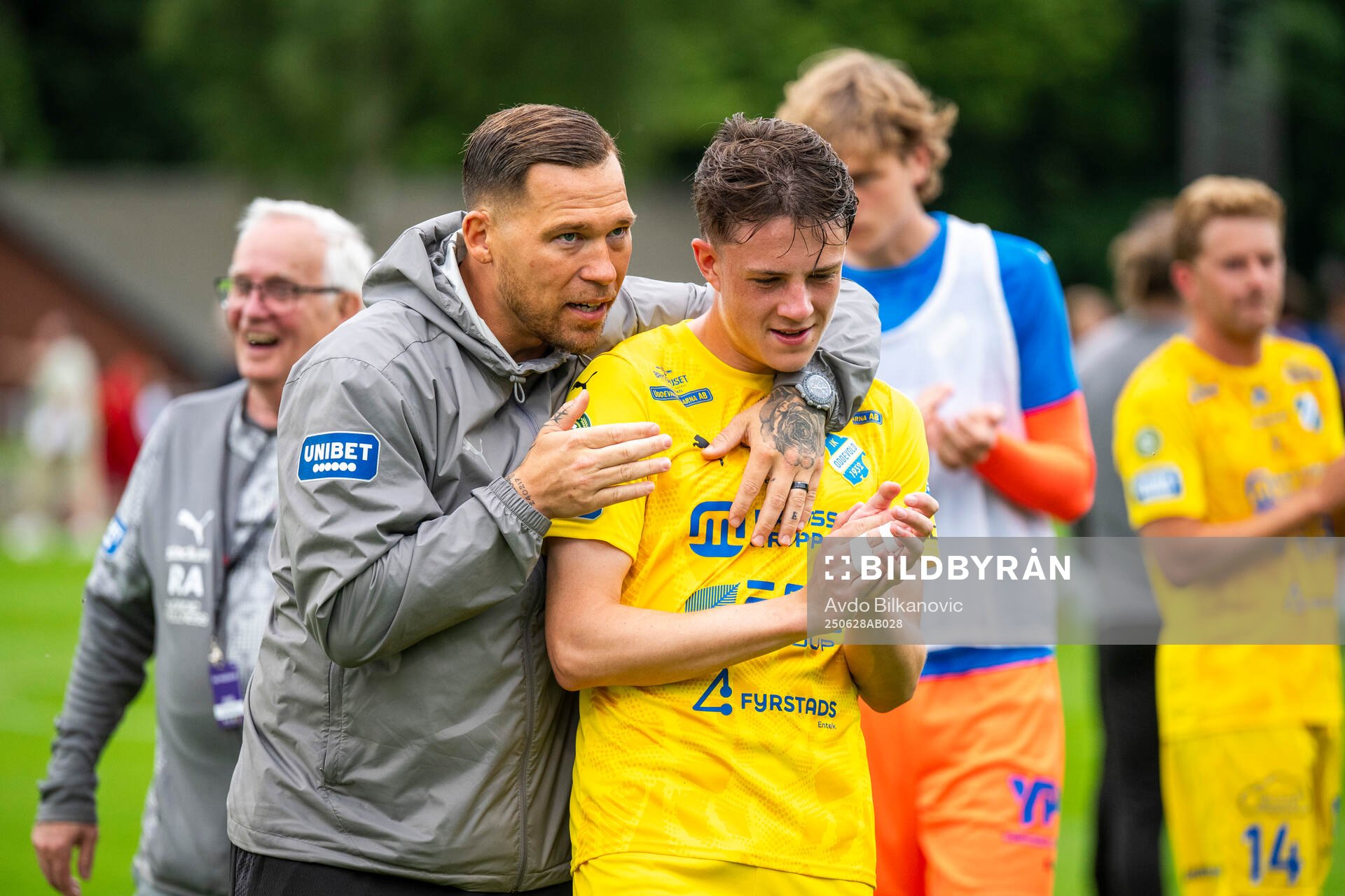 Oddevolds lagledare Carl Stissman och Adam Stroud