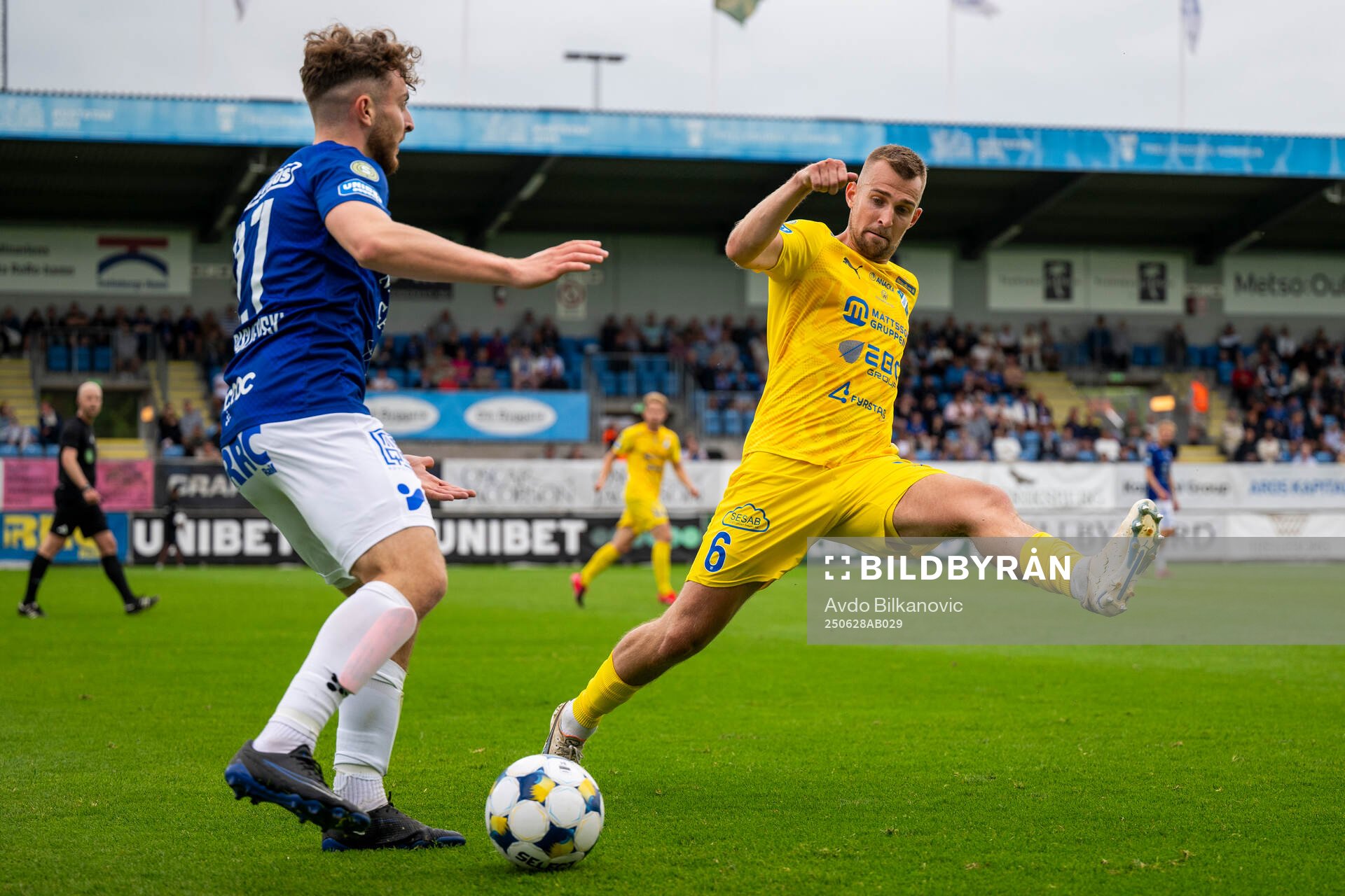 Trelleborgs Alexander Baraslievski och Oddevolds Jesper