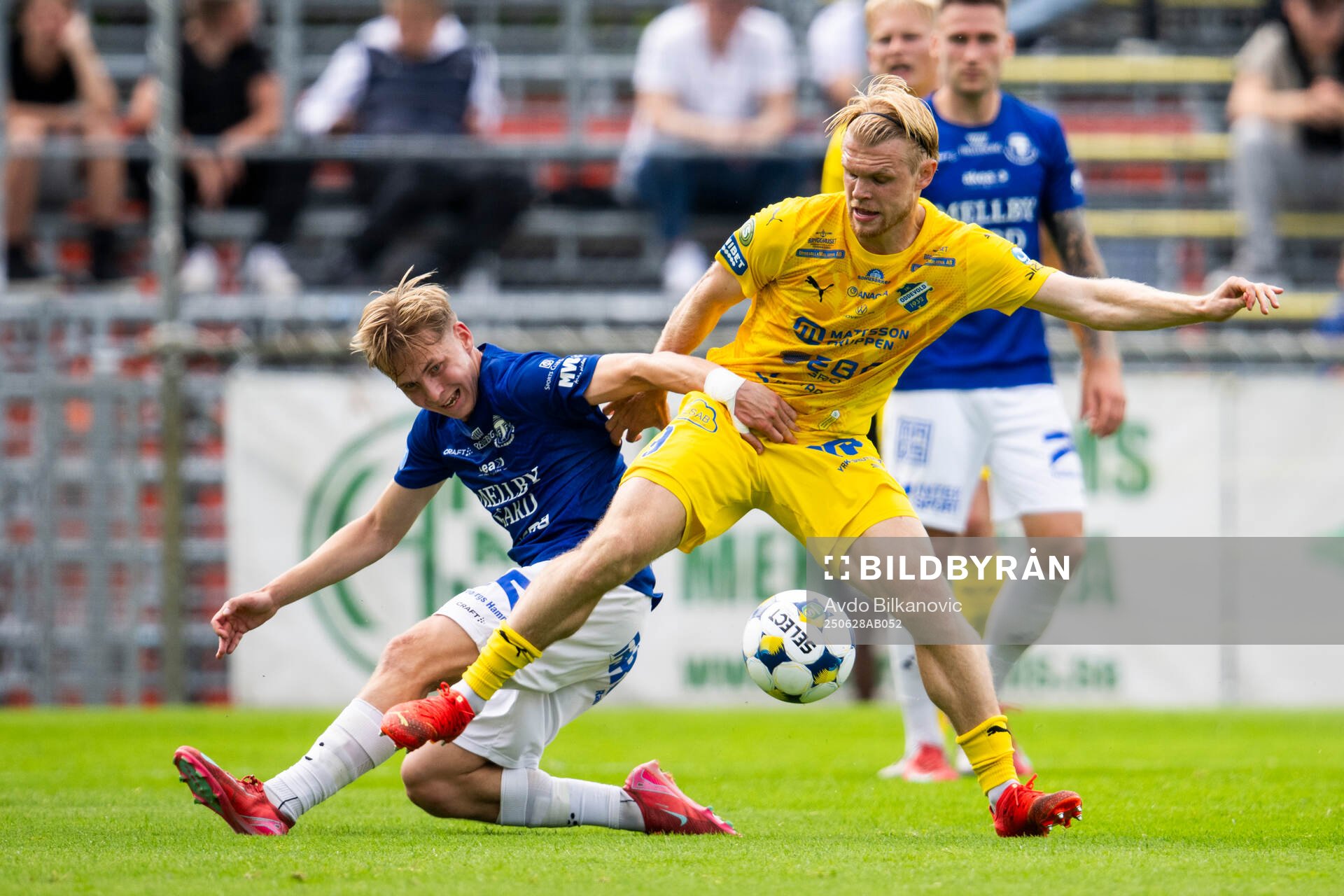 Trelleborgs Axel Vidjeskog och Oddevolds Linus Tornblad