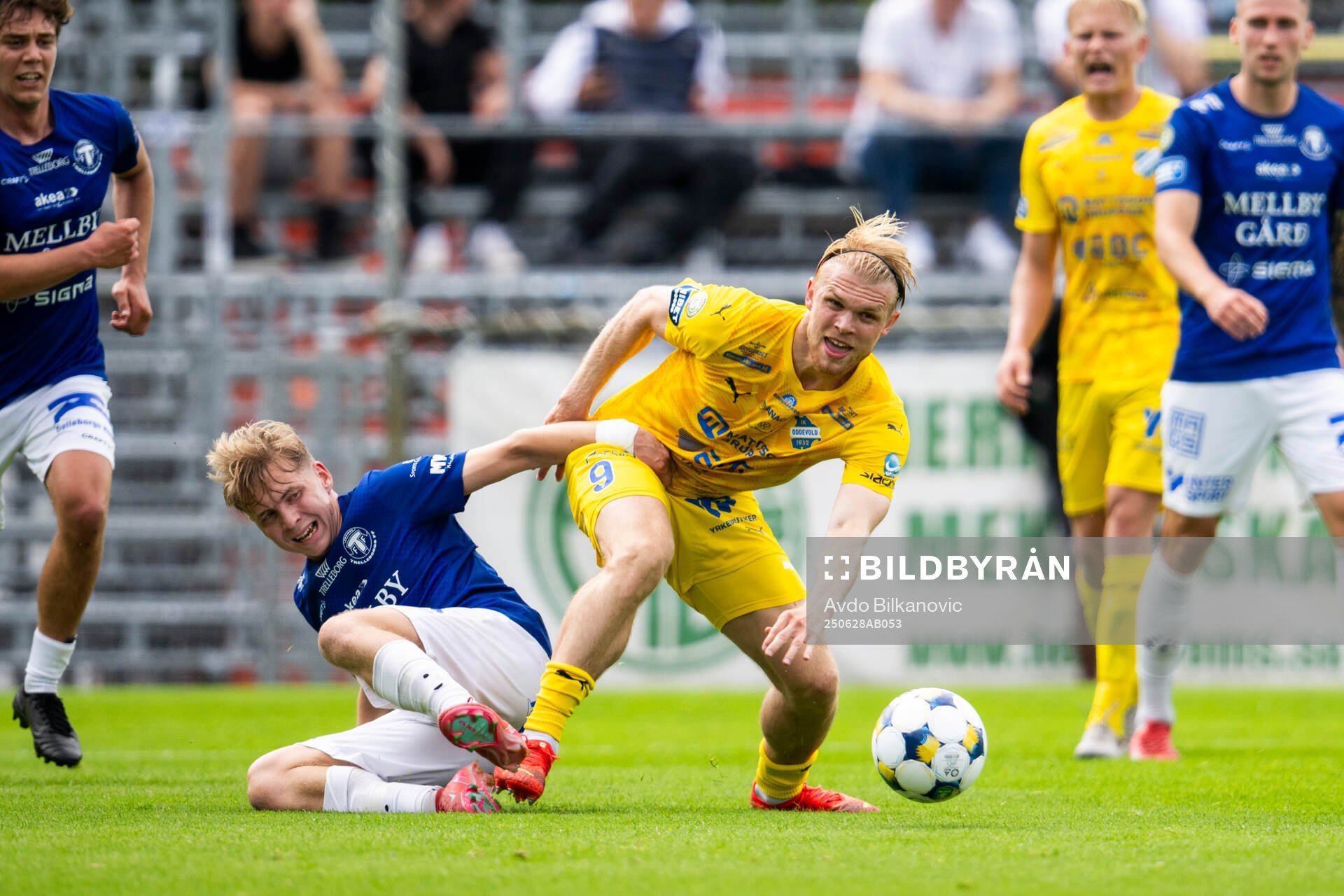 Trelleborgs Axel Vidjeskog och Oddevolds Linus Tornblad