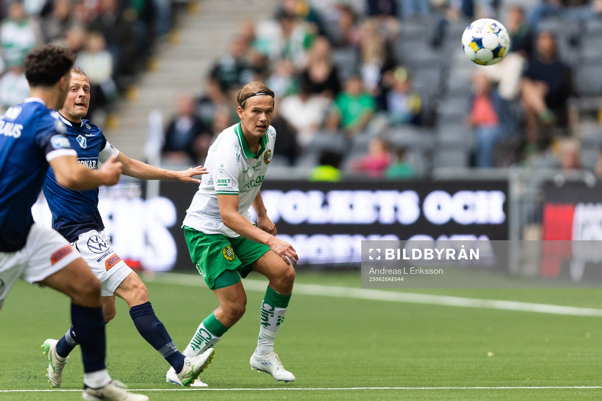 Halmstads Joel Allansson och Hammarbys Markus Karlsson