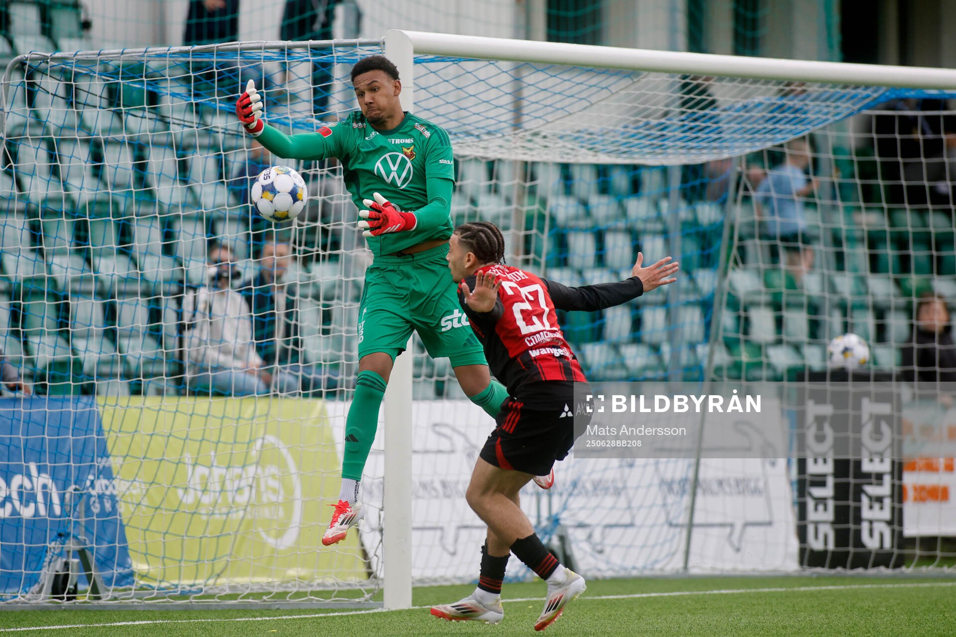 Östersunds målvakt Tyree Griffiths