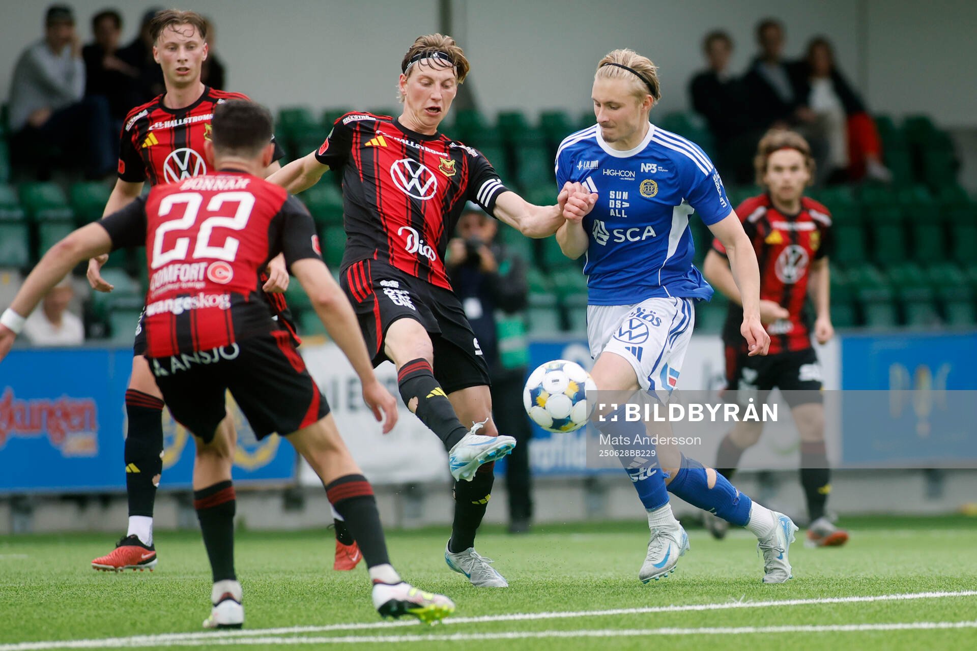 Östersunds Philip Bonde och GIF Sundsvalls Ture Sandberg