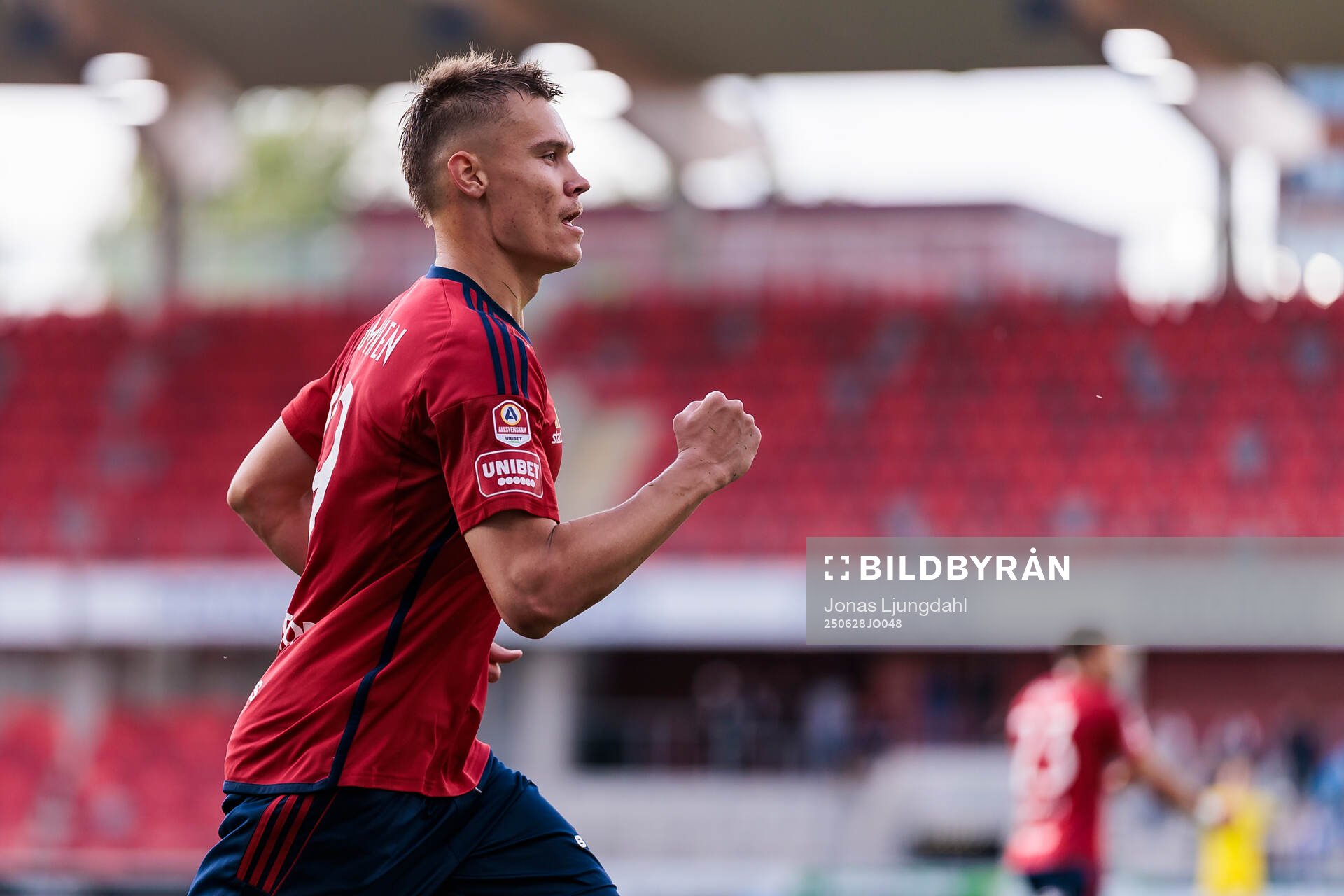 Östers Matias Tamminen jublar