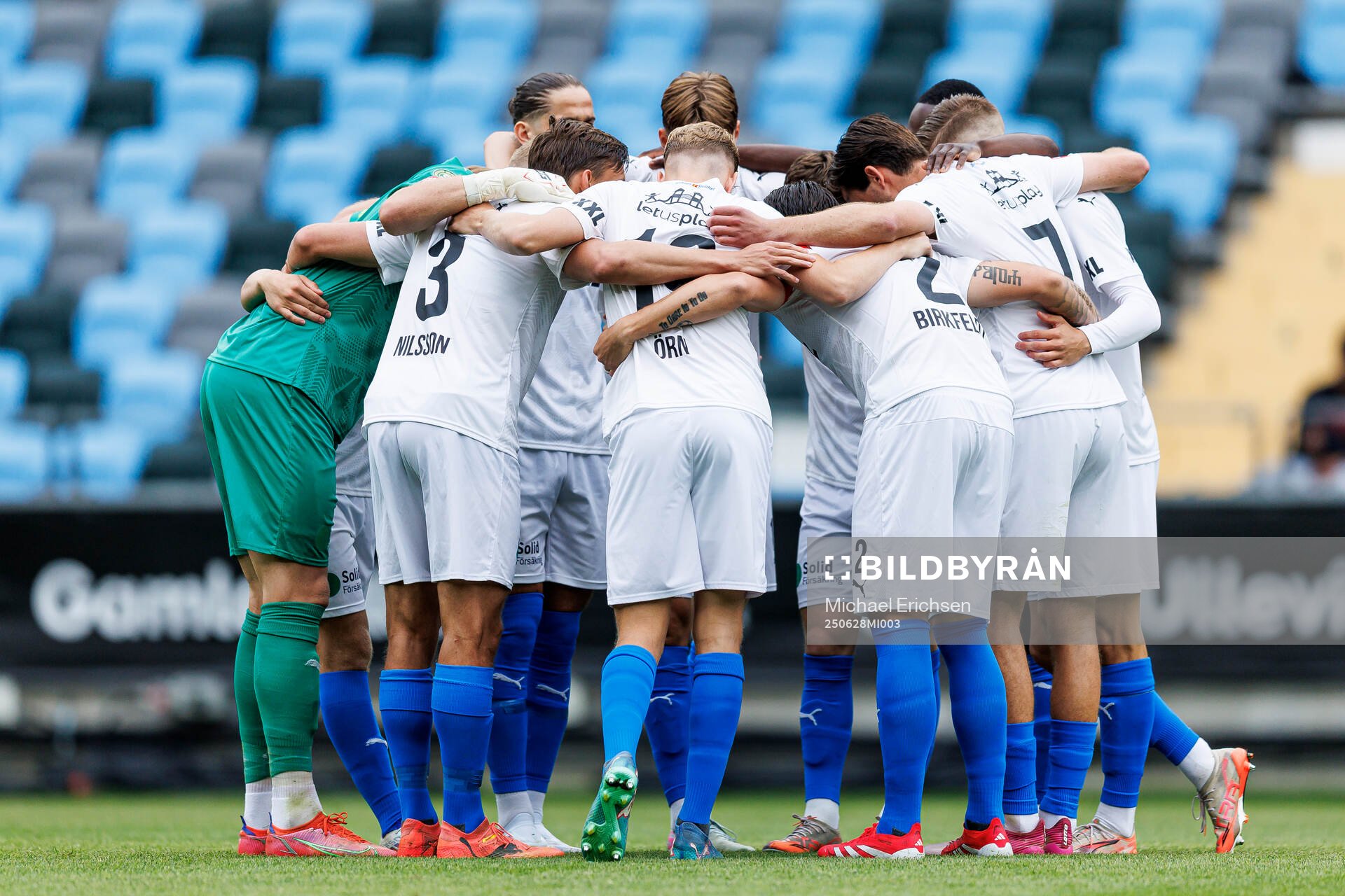 Helsingborgs spelare samlas