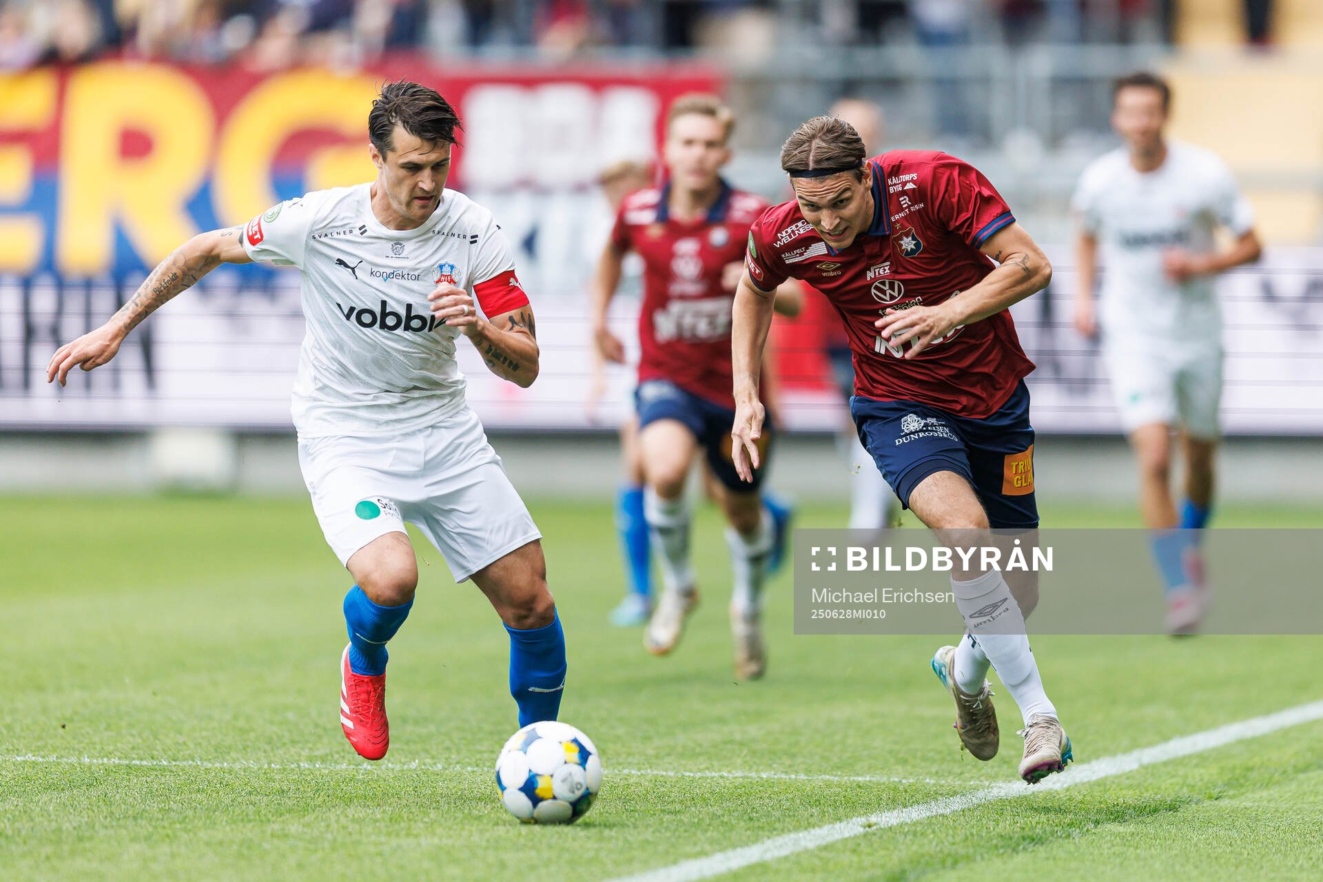 Helsingborgs Jon Birkfeldt och Örgrytes Noah