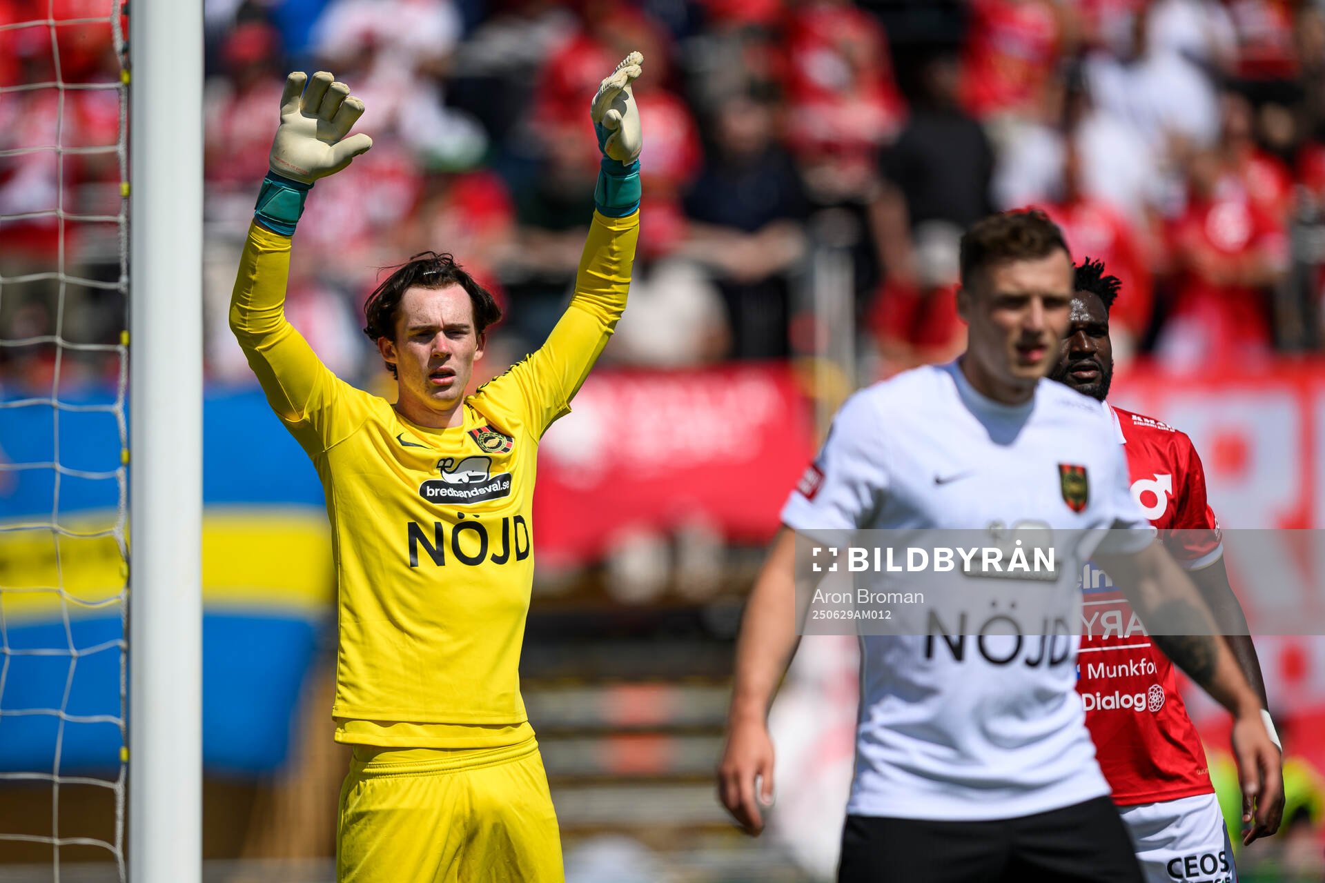 Brommapojkarnas målvakt Leo Cavallius