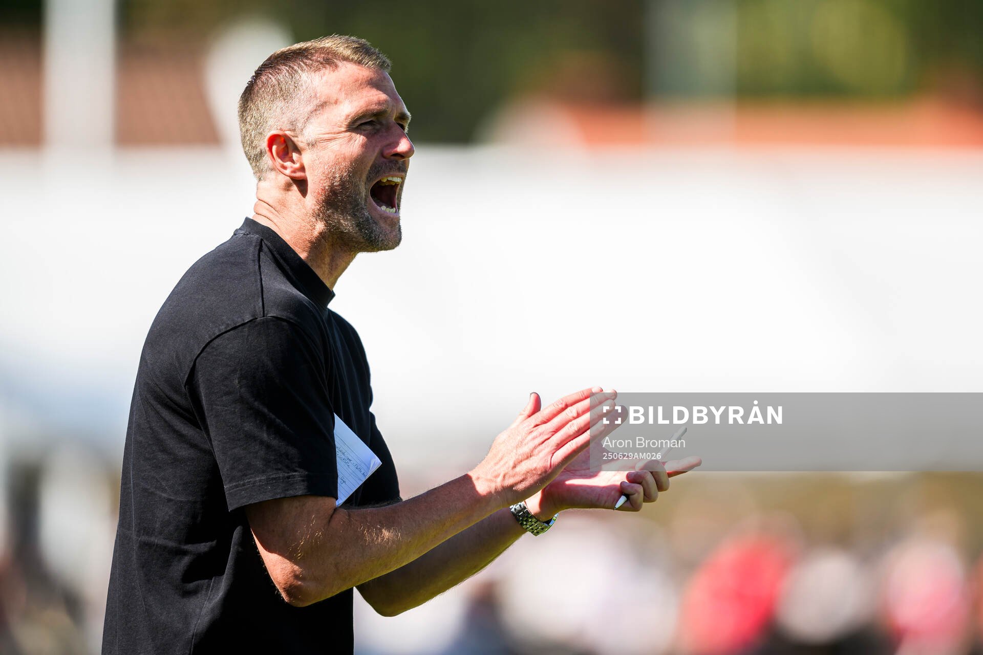 Degerfors tränare Tobias Solberg
