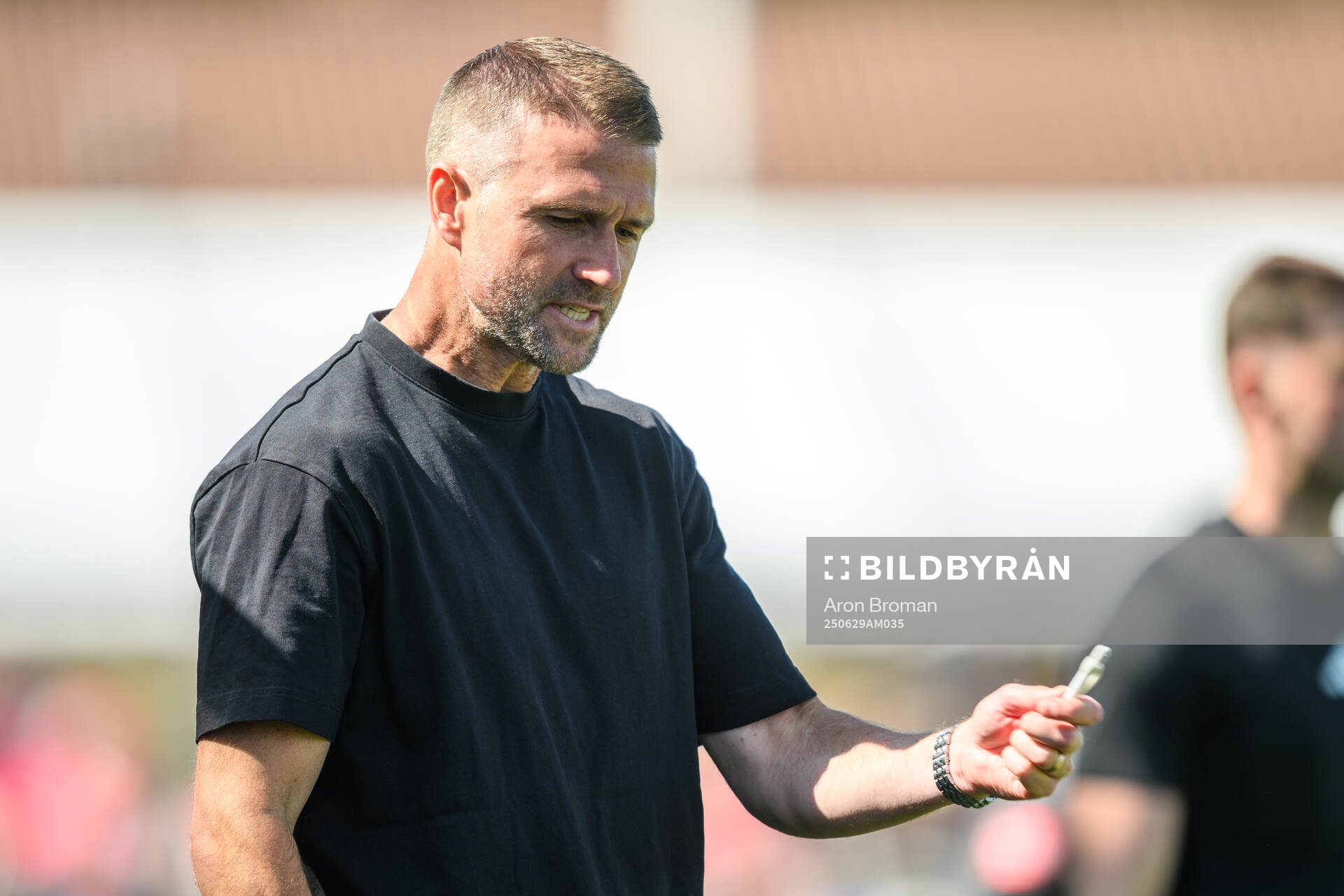 Degerfors tränare Tobias Solberg