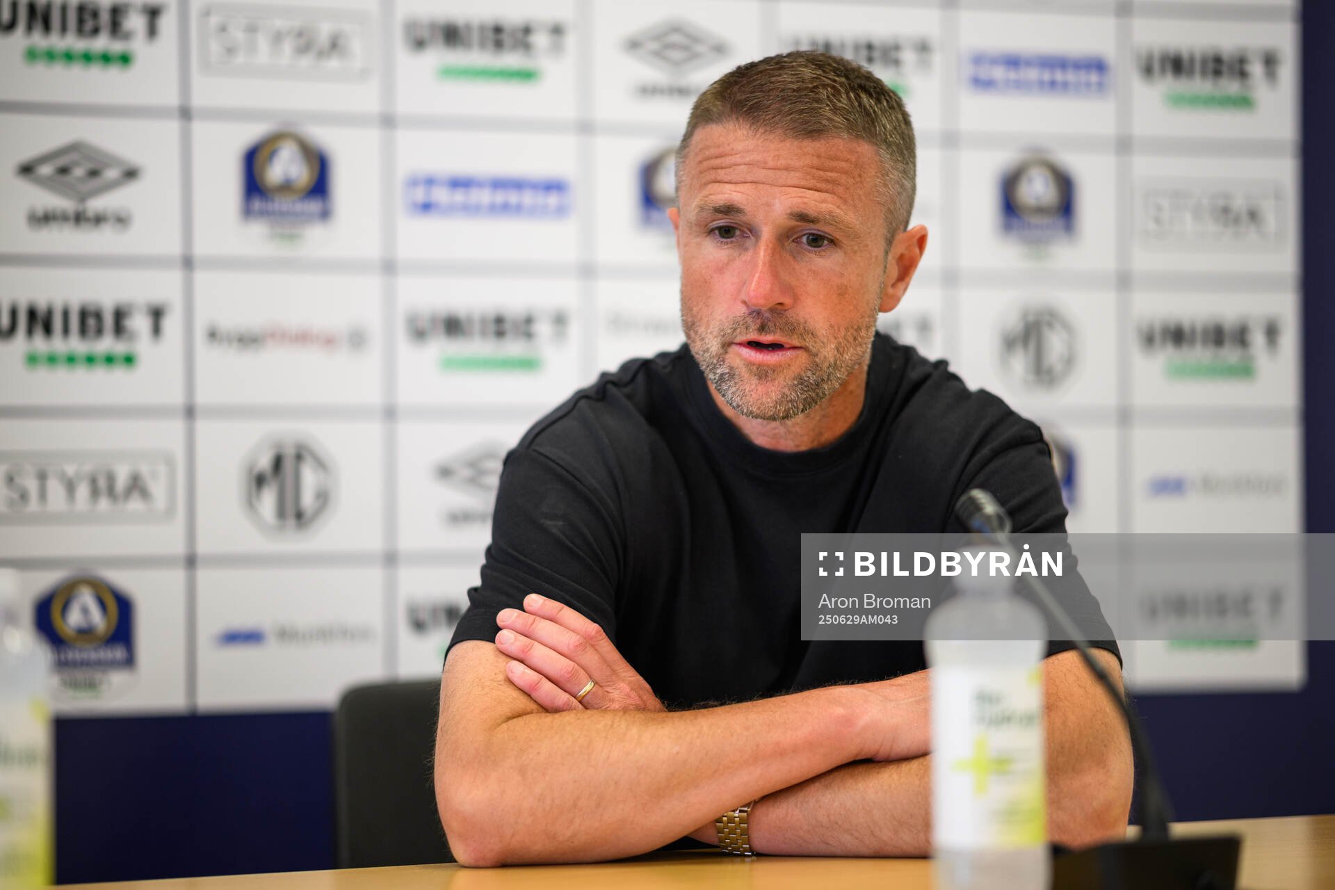 Degerfors tränare Tobias Solberg