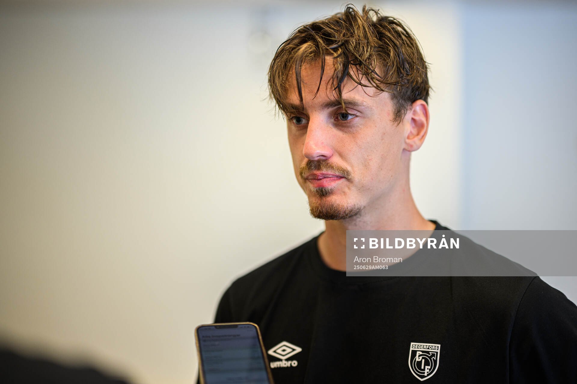Degerfors målvakt Wille Jakobsson