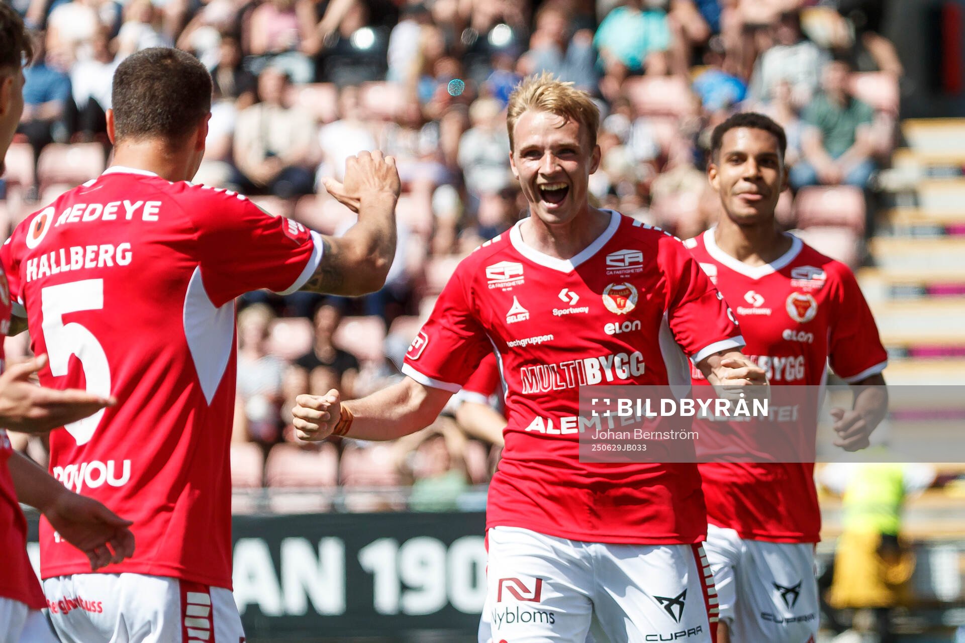 Kalmars Sivert Engh Øverby jublar