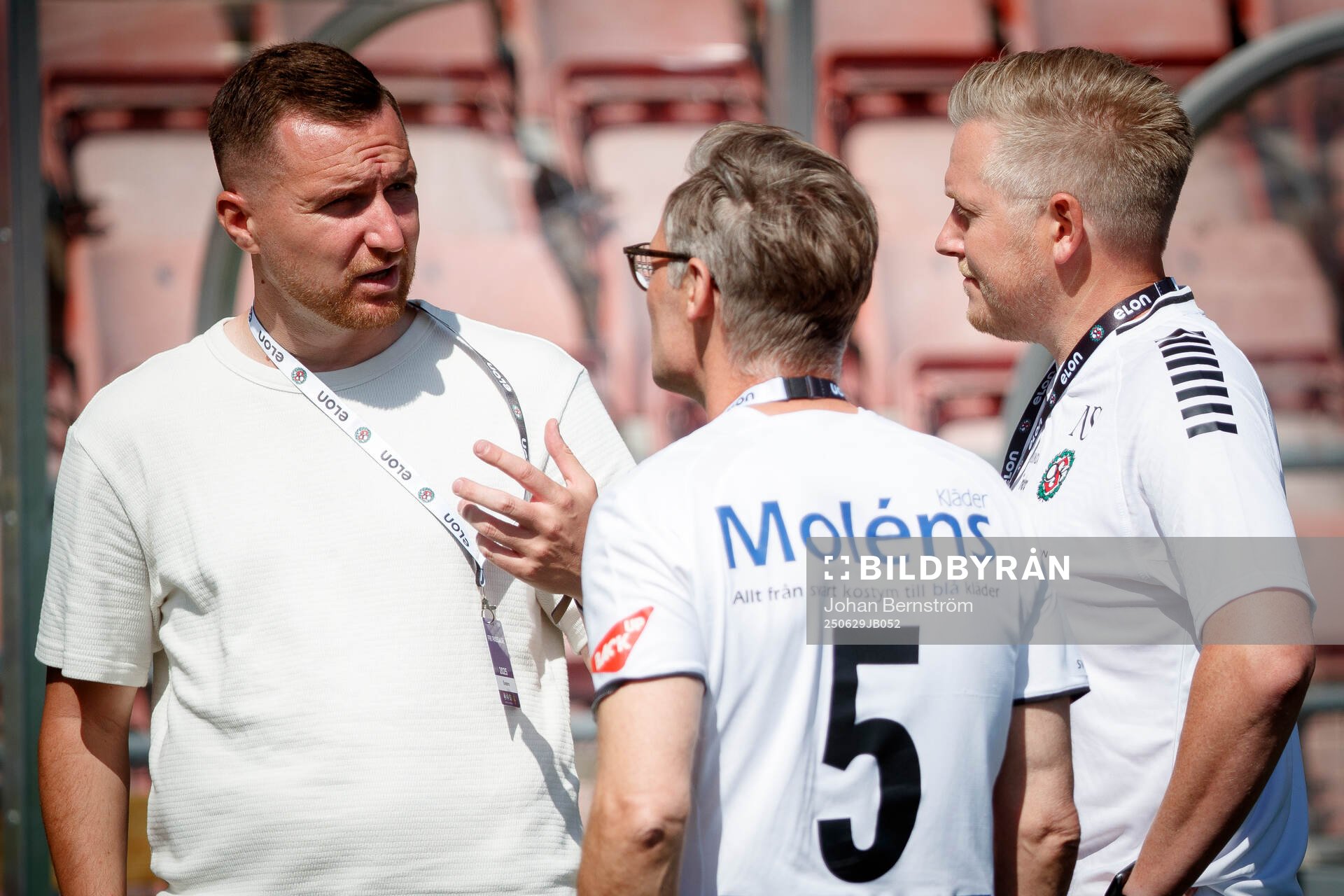 Örebros sportchef Enes Ahmetovic, ordförande Lars Larsen