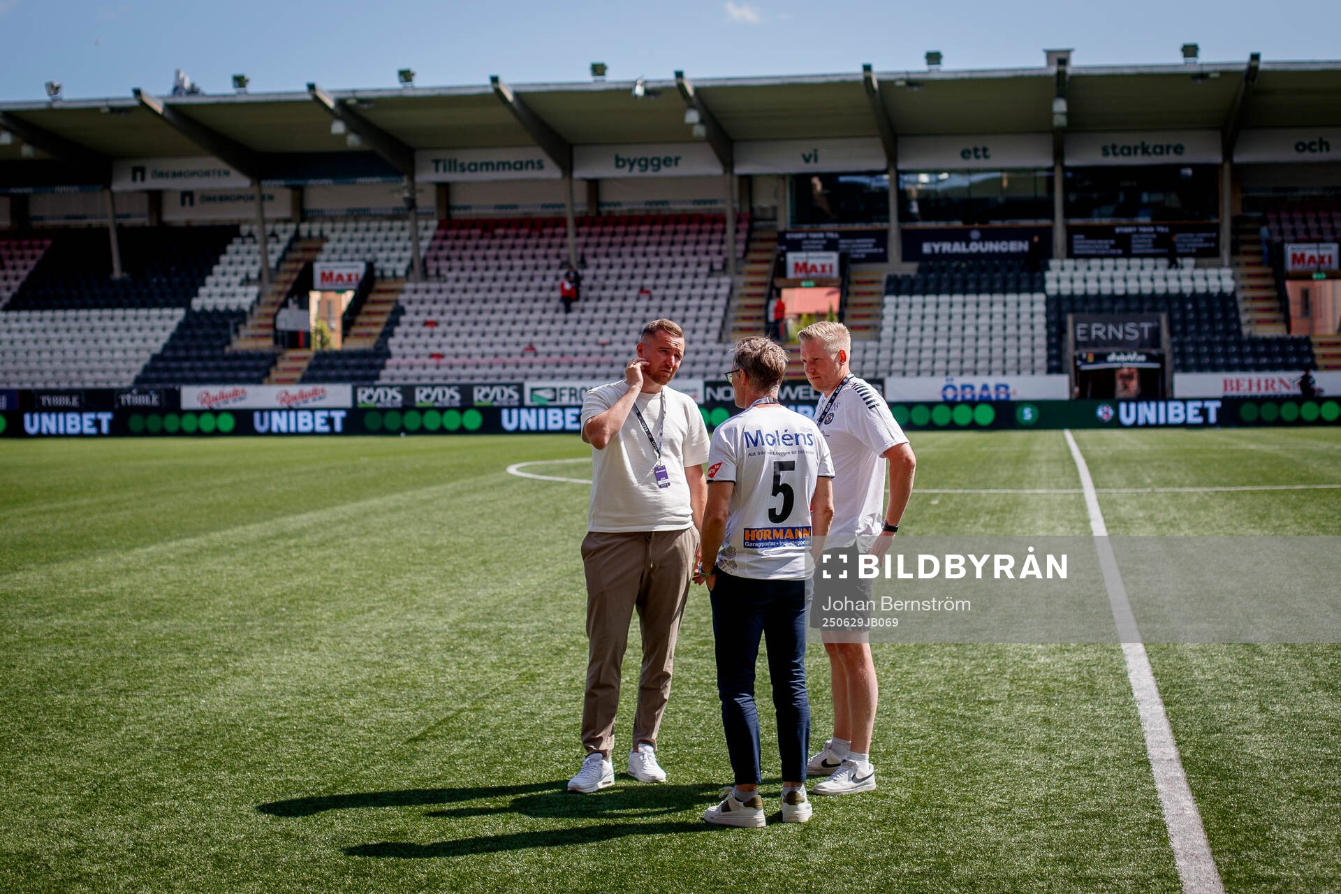 Örebros sportchef Enes Ahmetovic, ordförande Lars Larsen