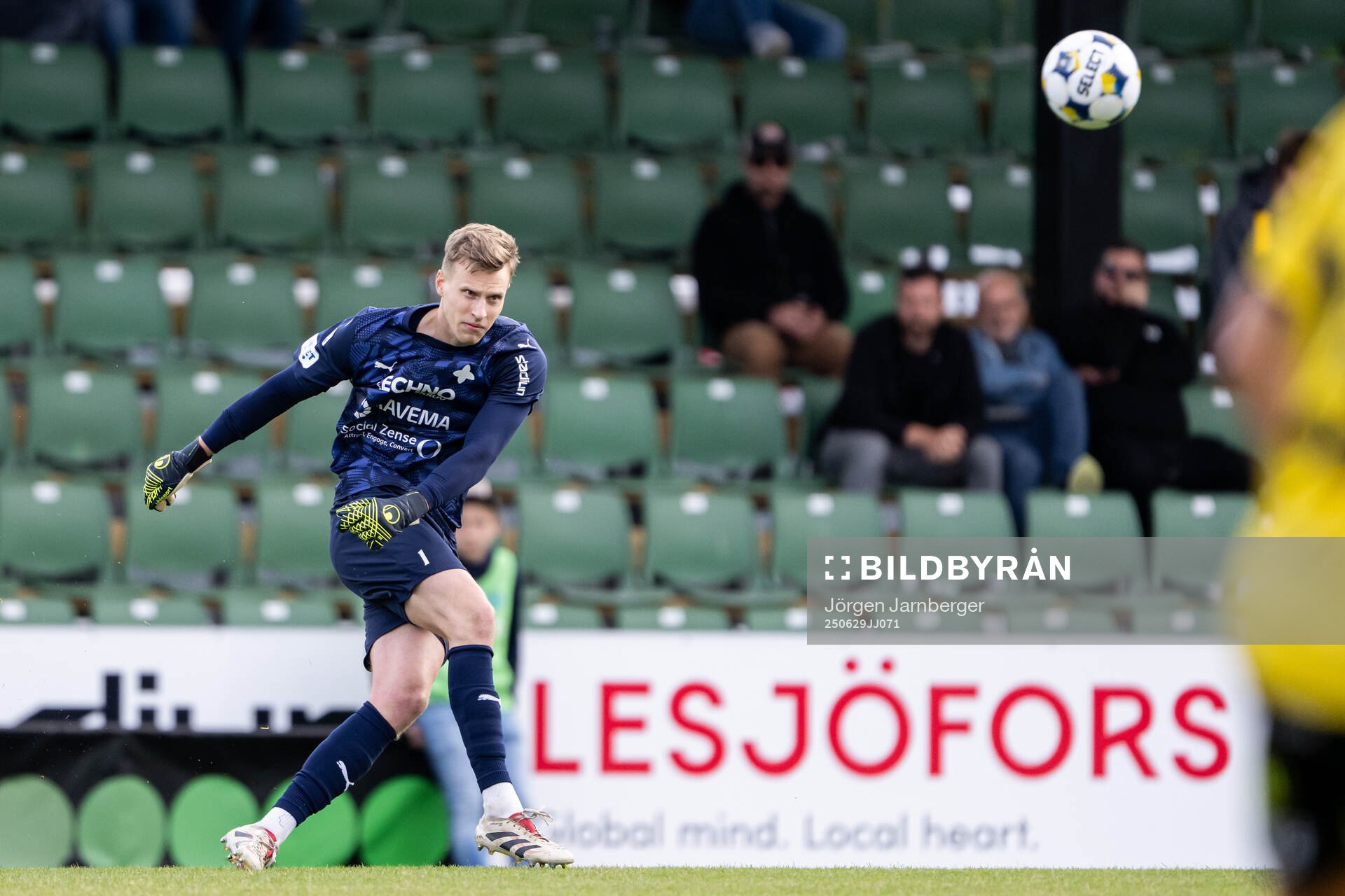 Värnamos målvakt Hugo Keto