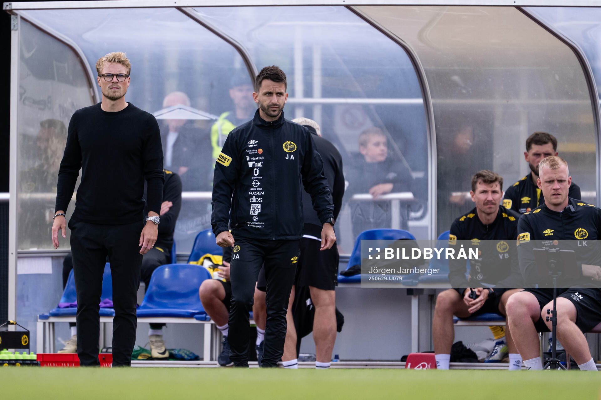 Elfsborgs tränare Oscar Hiljemark och assisterande