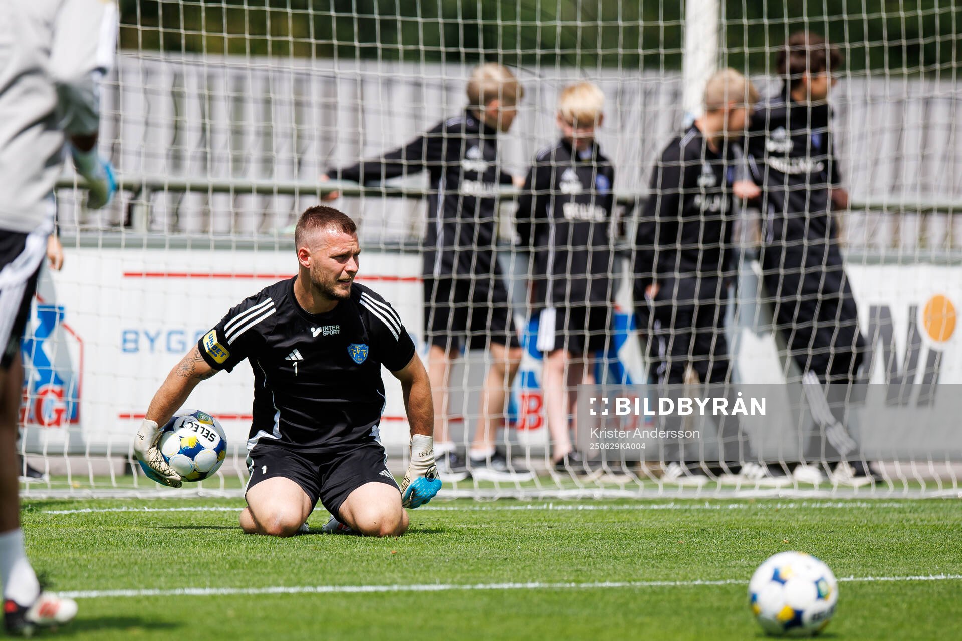 Falkenbergs målvakt Anton Andersson