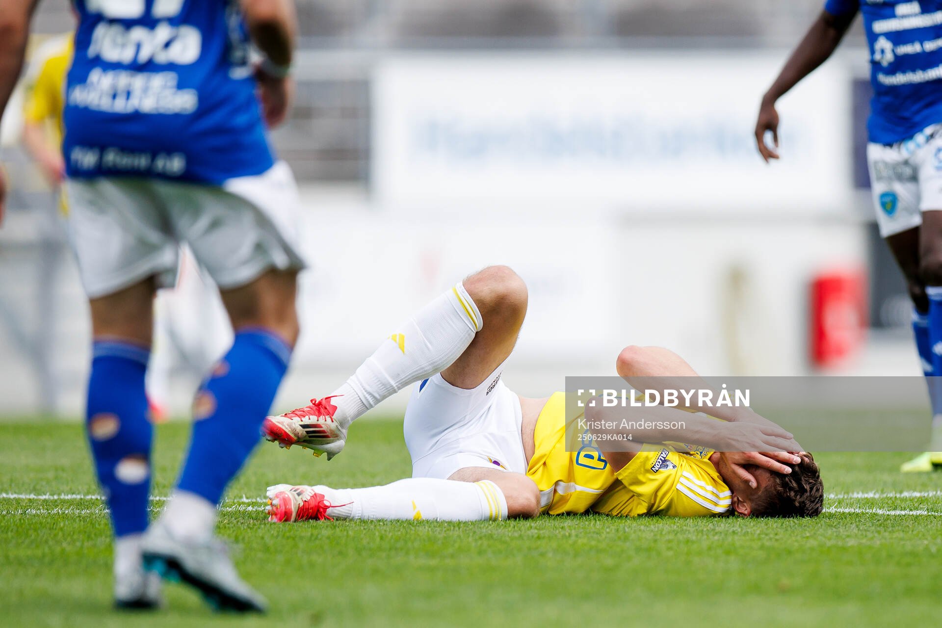 Falkenbergs Albin Andersson har ont