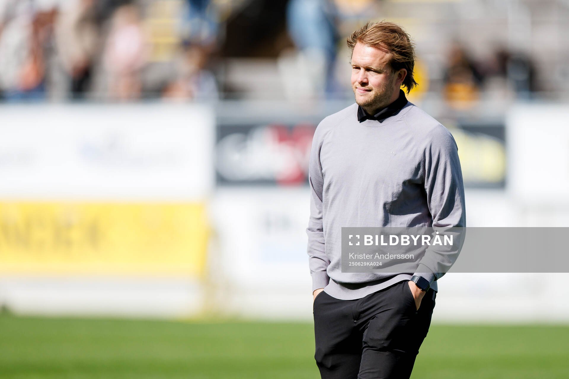 Umeå FCs tränare Anders Bååth Sjöblom