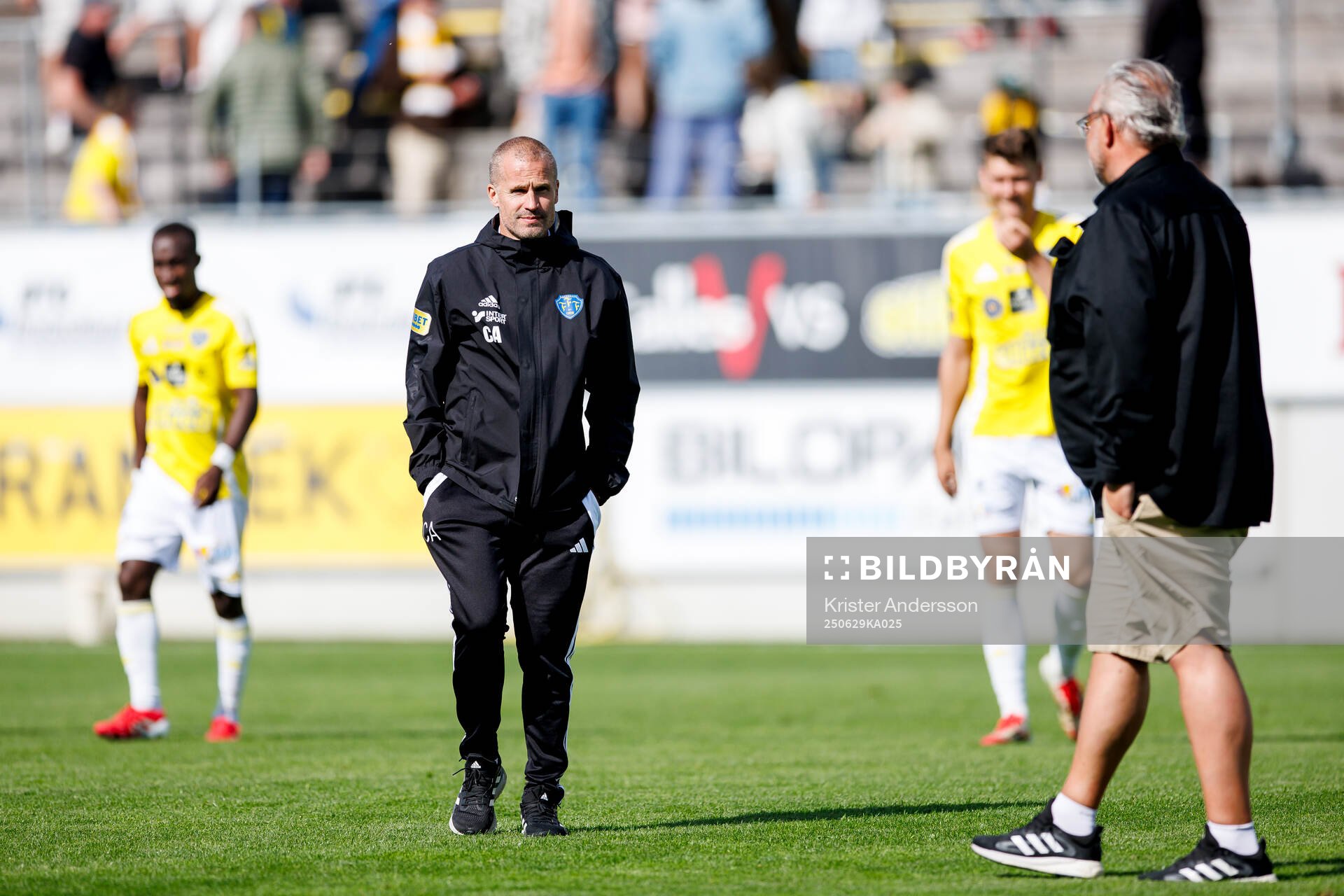 Falkenbergs tränare Christoffer Andersson
