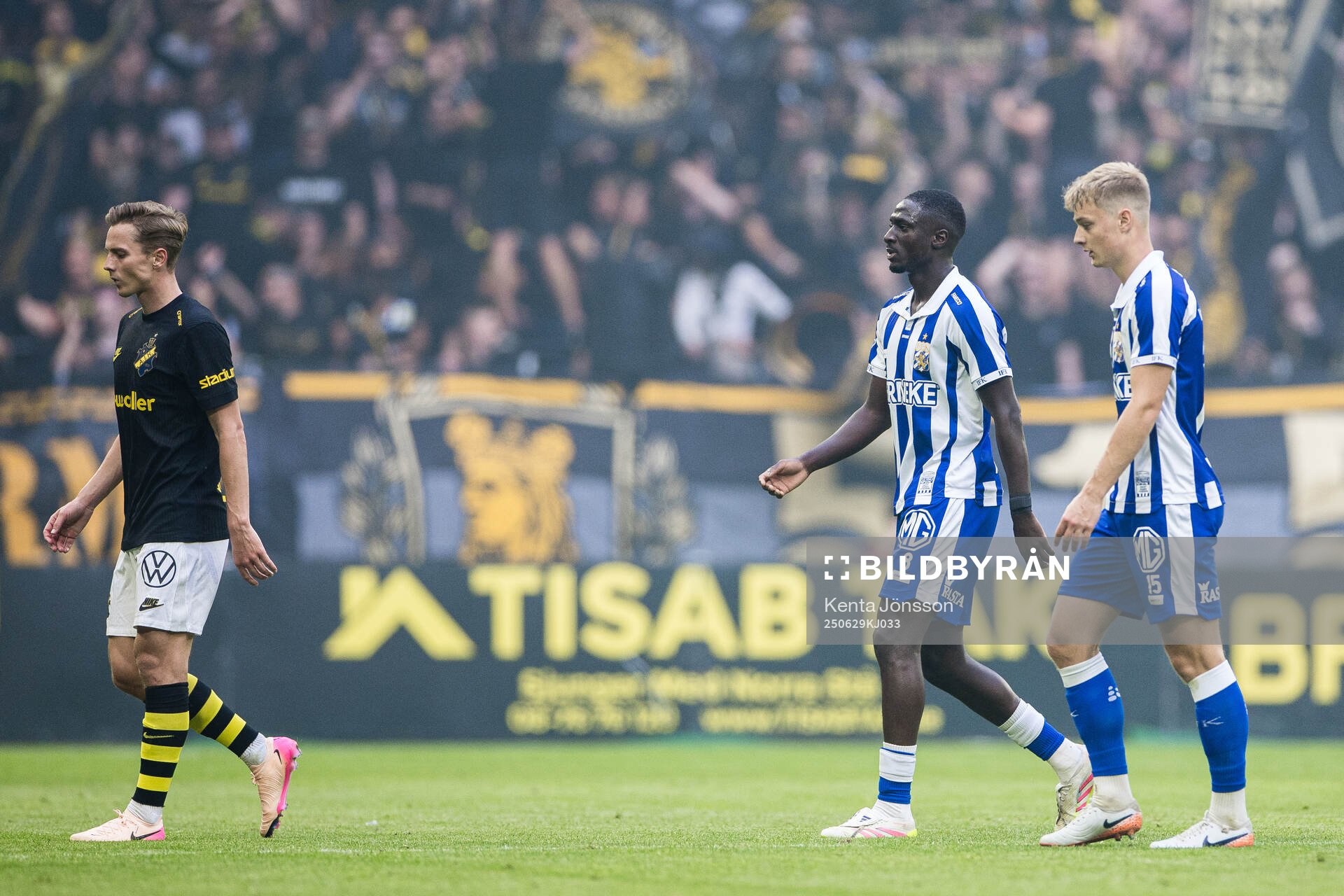 IFK Göteborgs Imam Jagne och David Kruse deppar