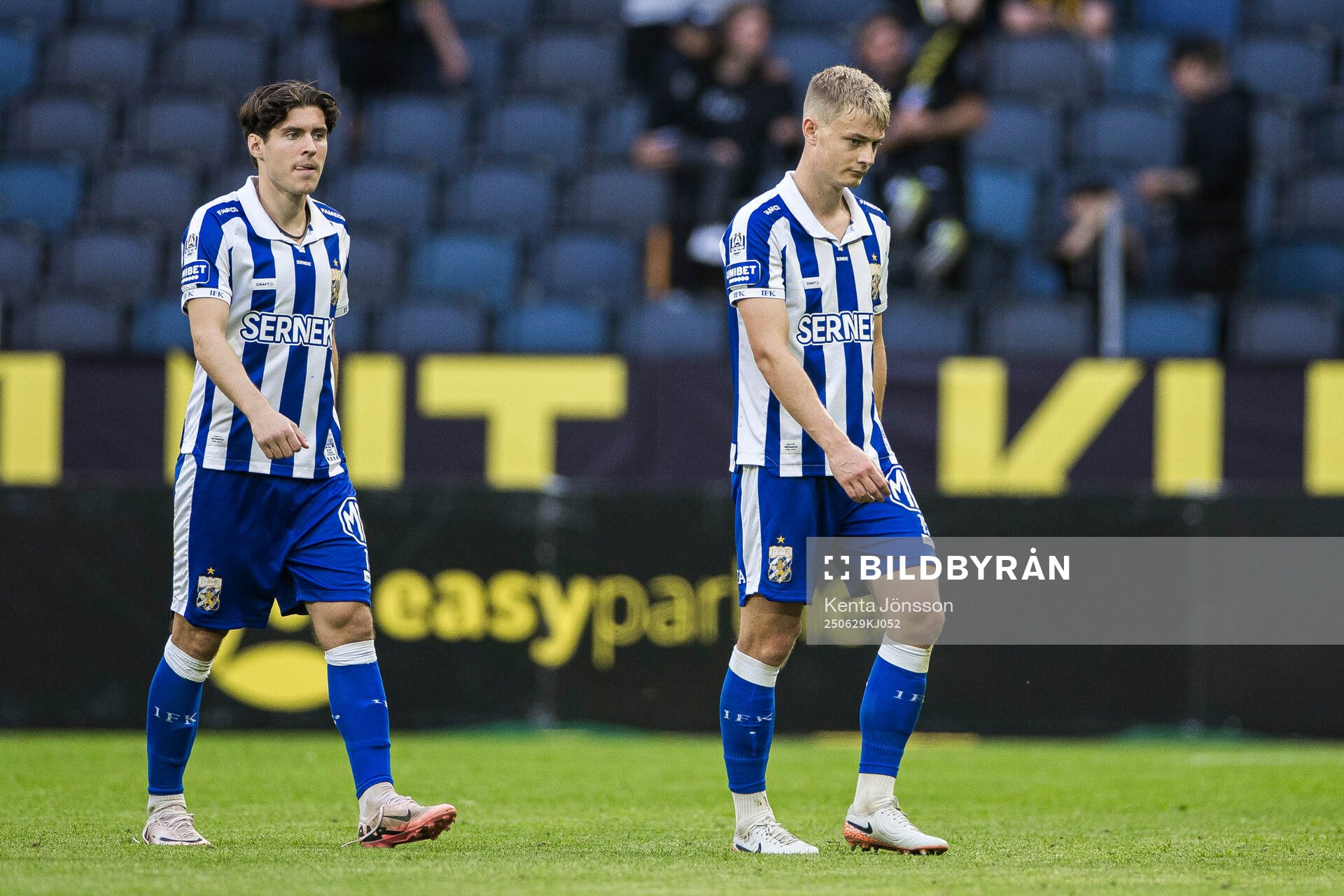 IFK Göteborgs Eman Markovic och David Kruse deppar