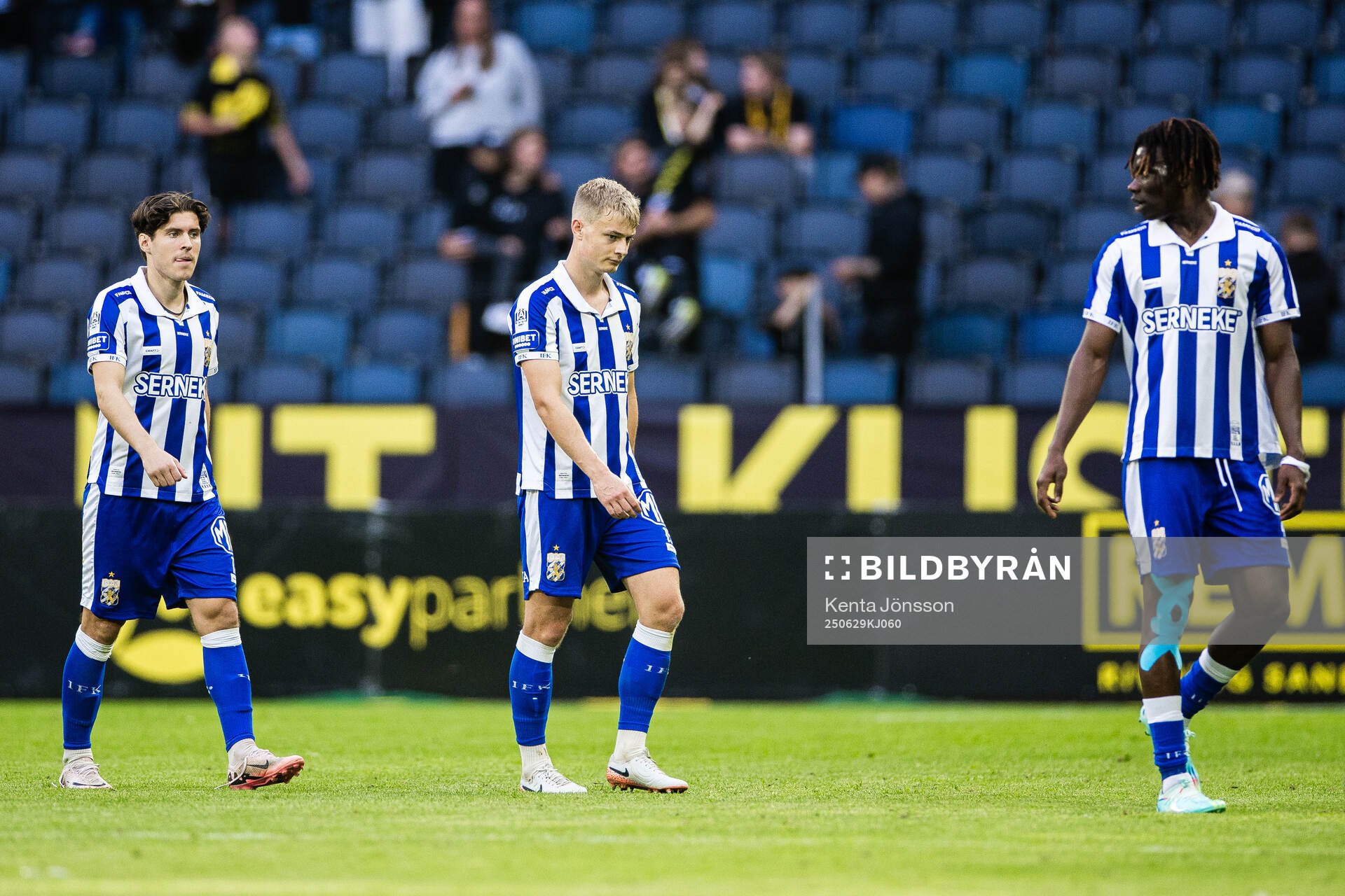 IFK Göteborgs Eman Markovic, David Kruse och Rockson