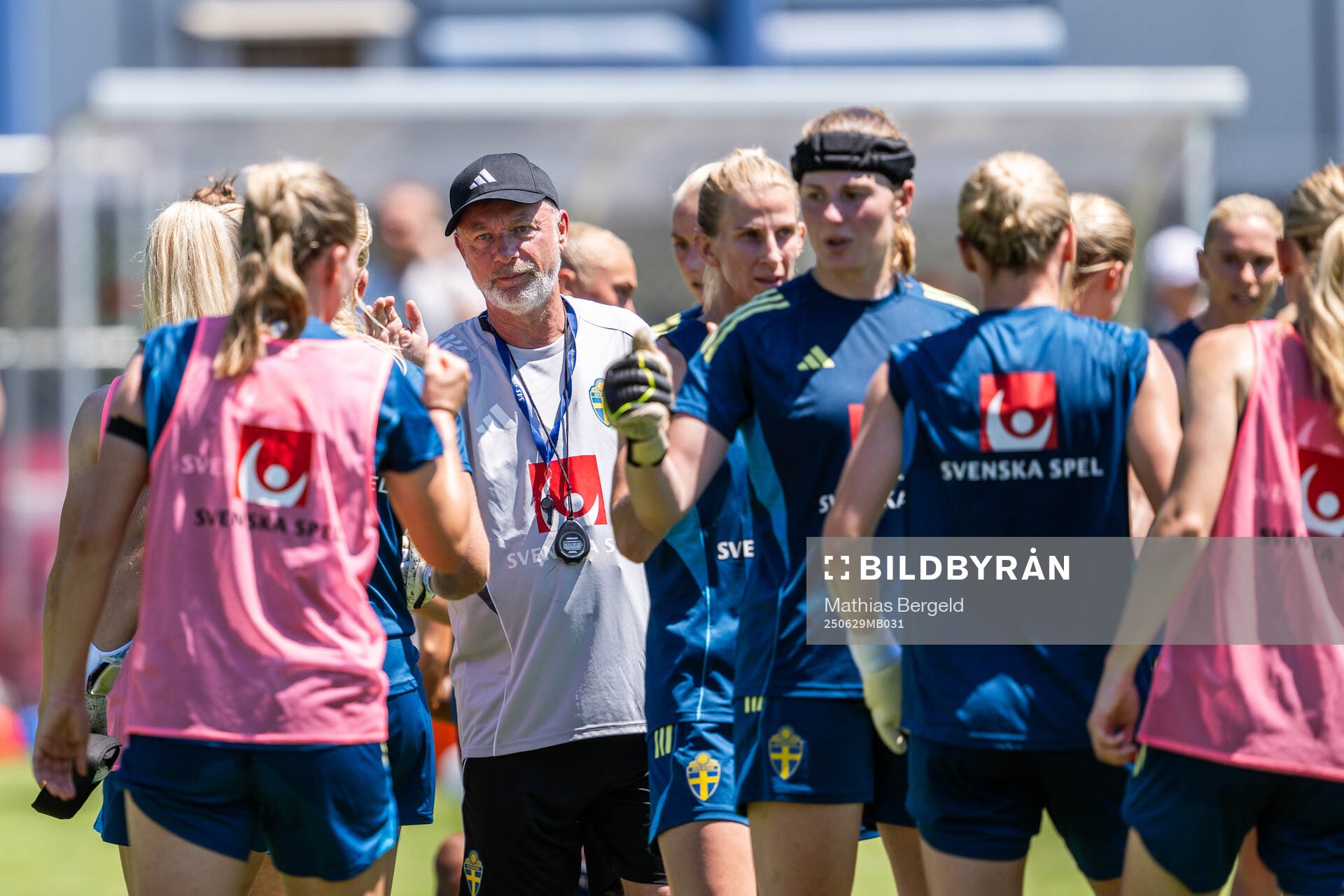 Head coach Peter Gerhardsson of the Swedish women's