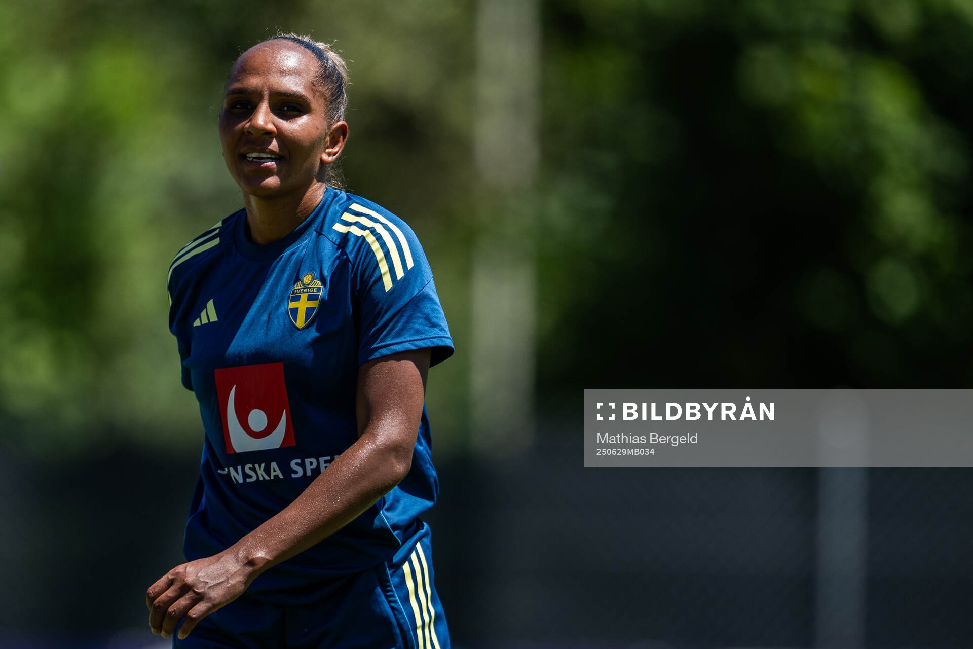 Madelen Janogy of the Swedish women's national football