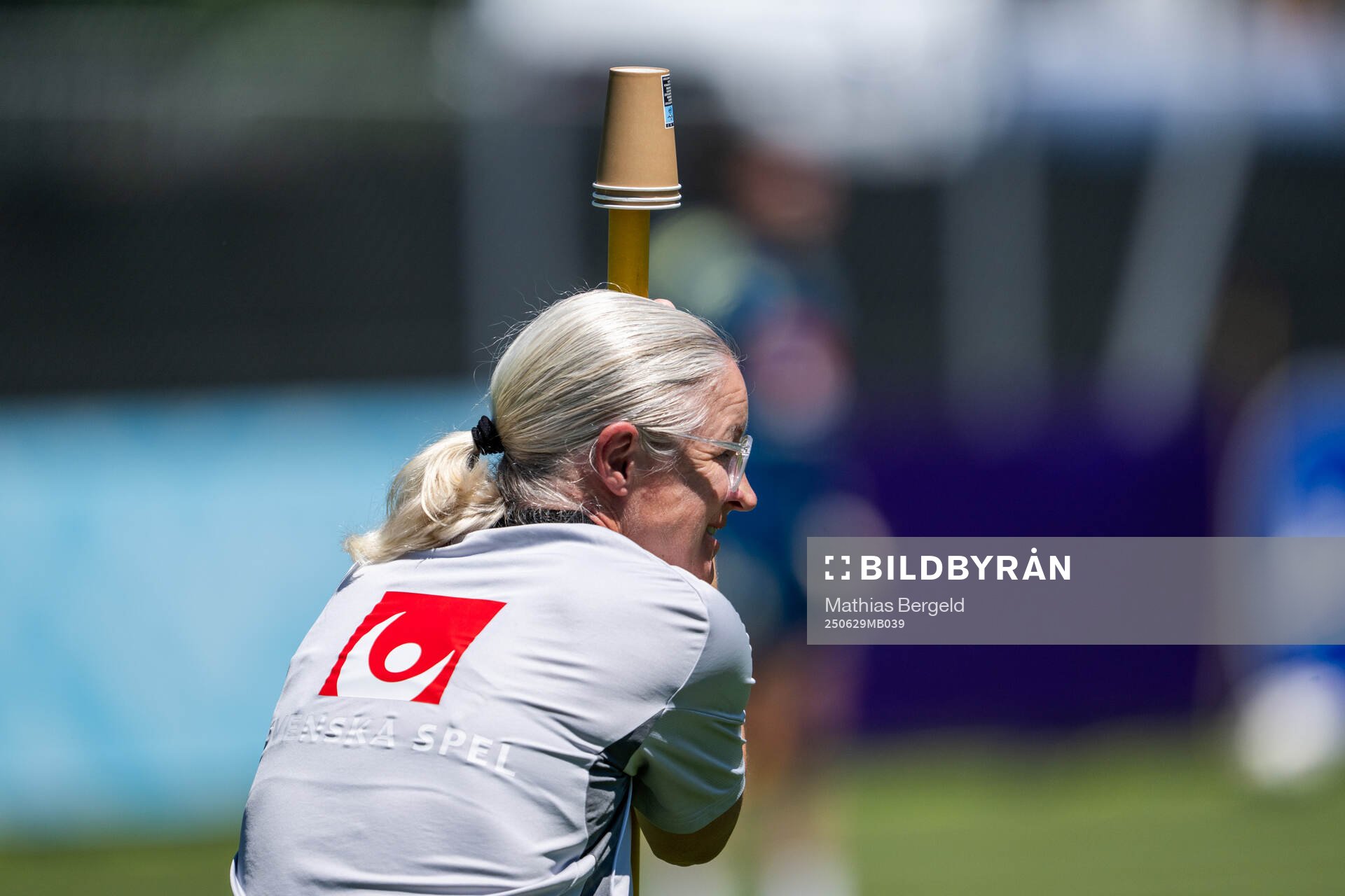 Assistant coach Victoria Sandell of the Swedish women's