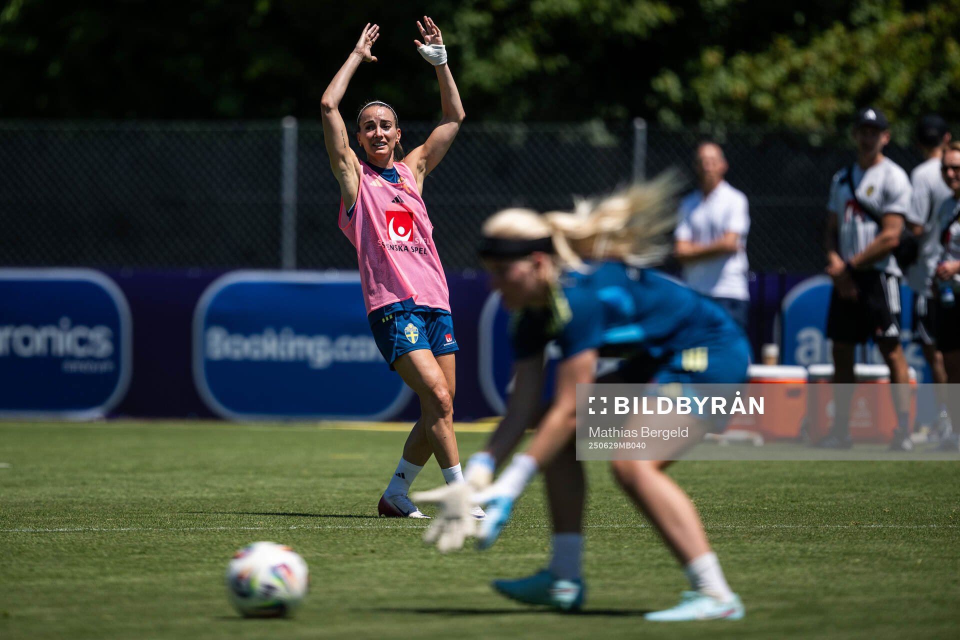 Kosovare Asllani of the Swedish women's national football