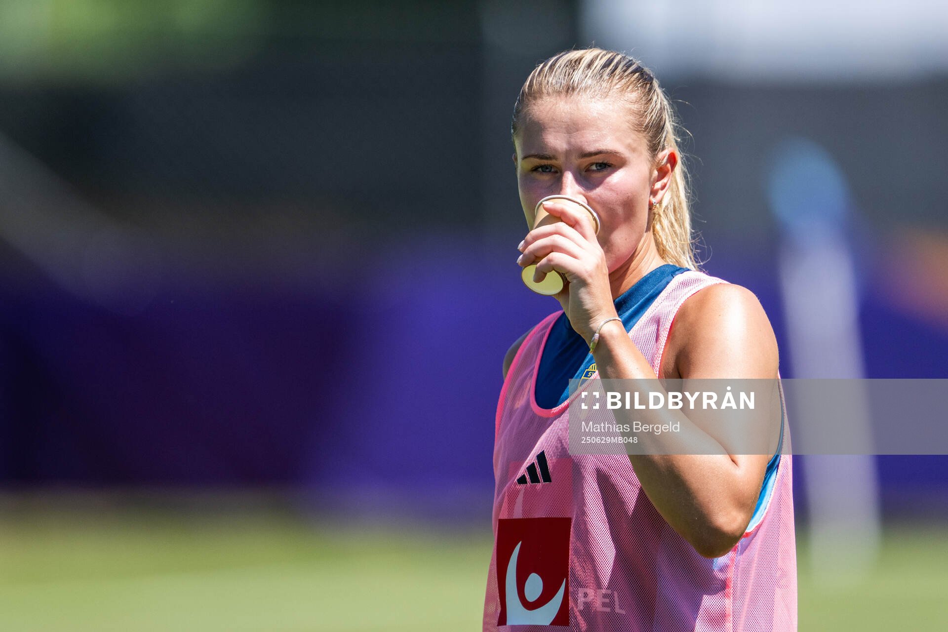 Amanda Nildén of the Swedish women's national football