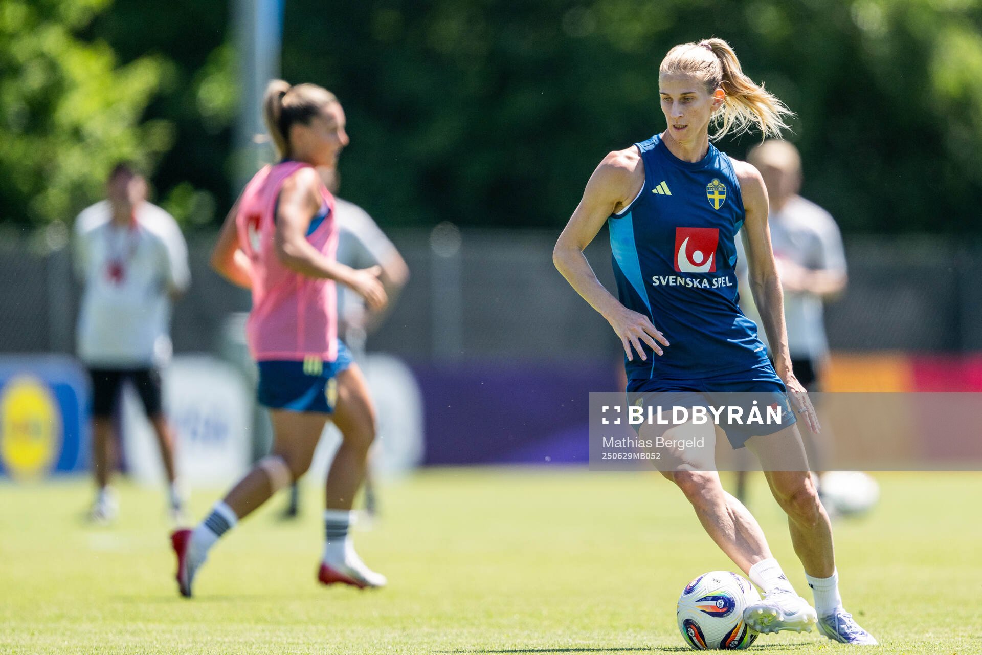 Sofia Jakobsson of the Swedish women's national football