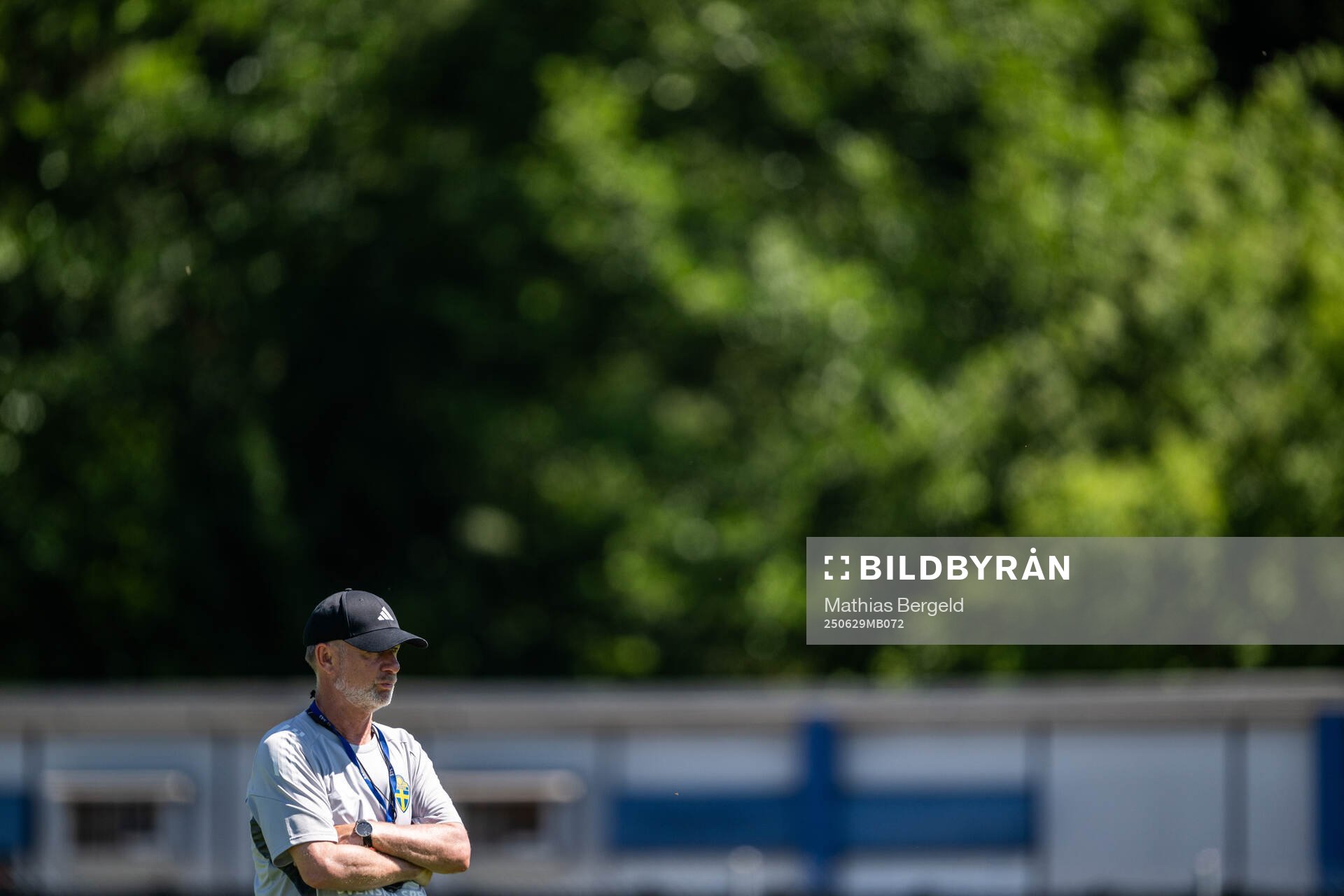 Head coach Peter Gerhardsson of the Swedish women's