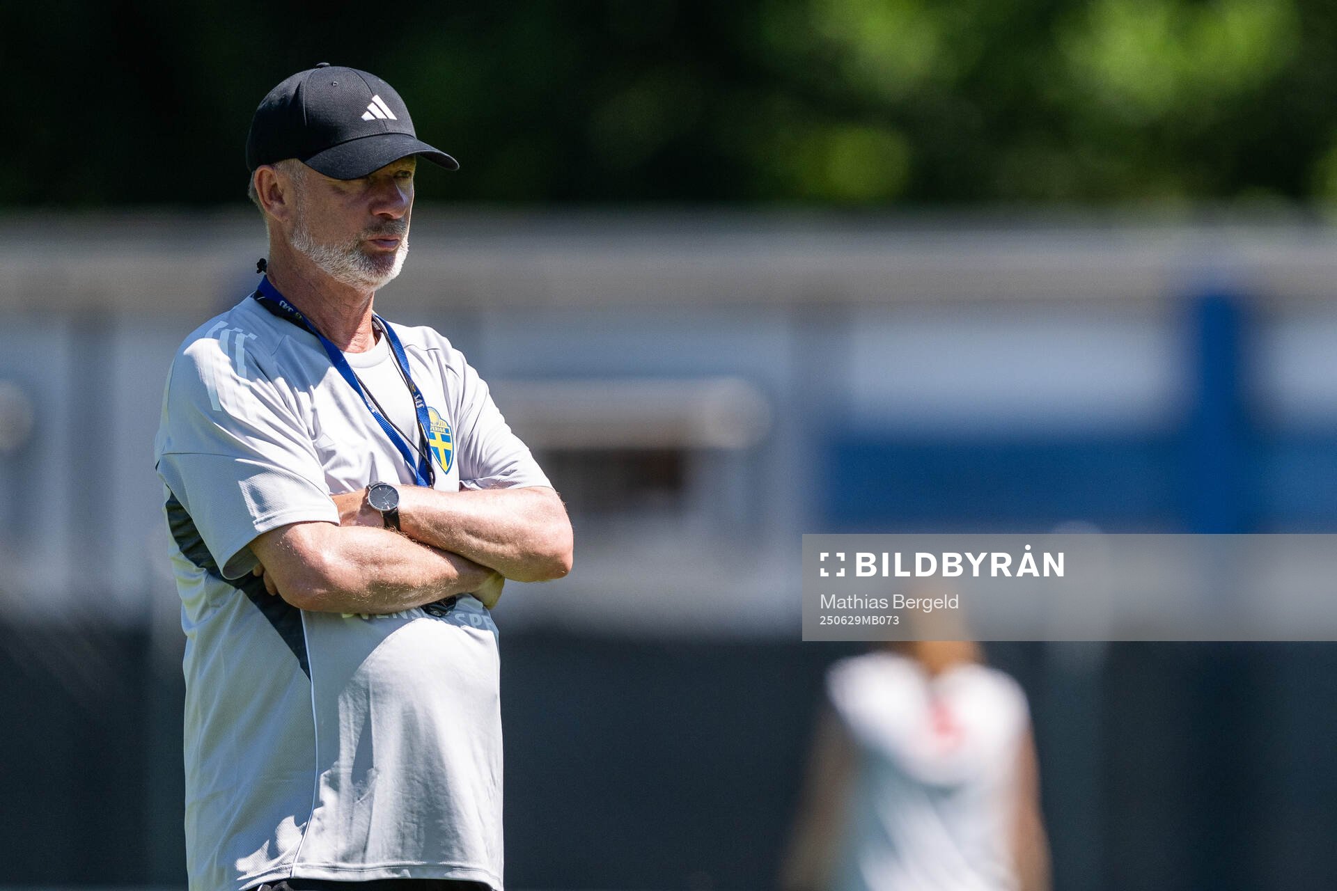 Head coach Peter Gerhardsson of the Swedish women's