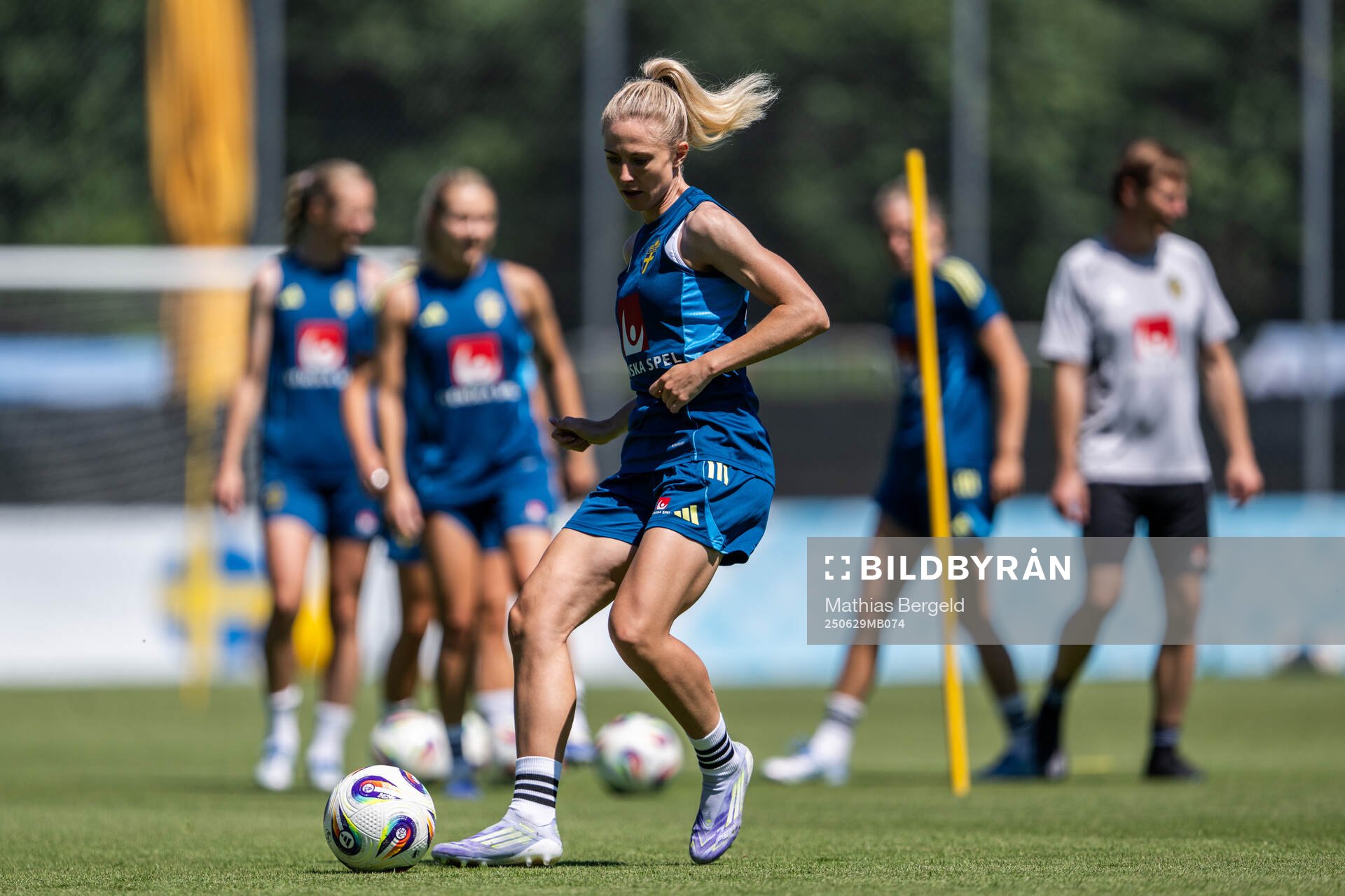 Rebecka Blomqvist of the Swedish women's national football