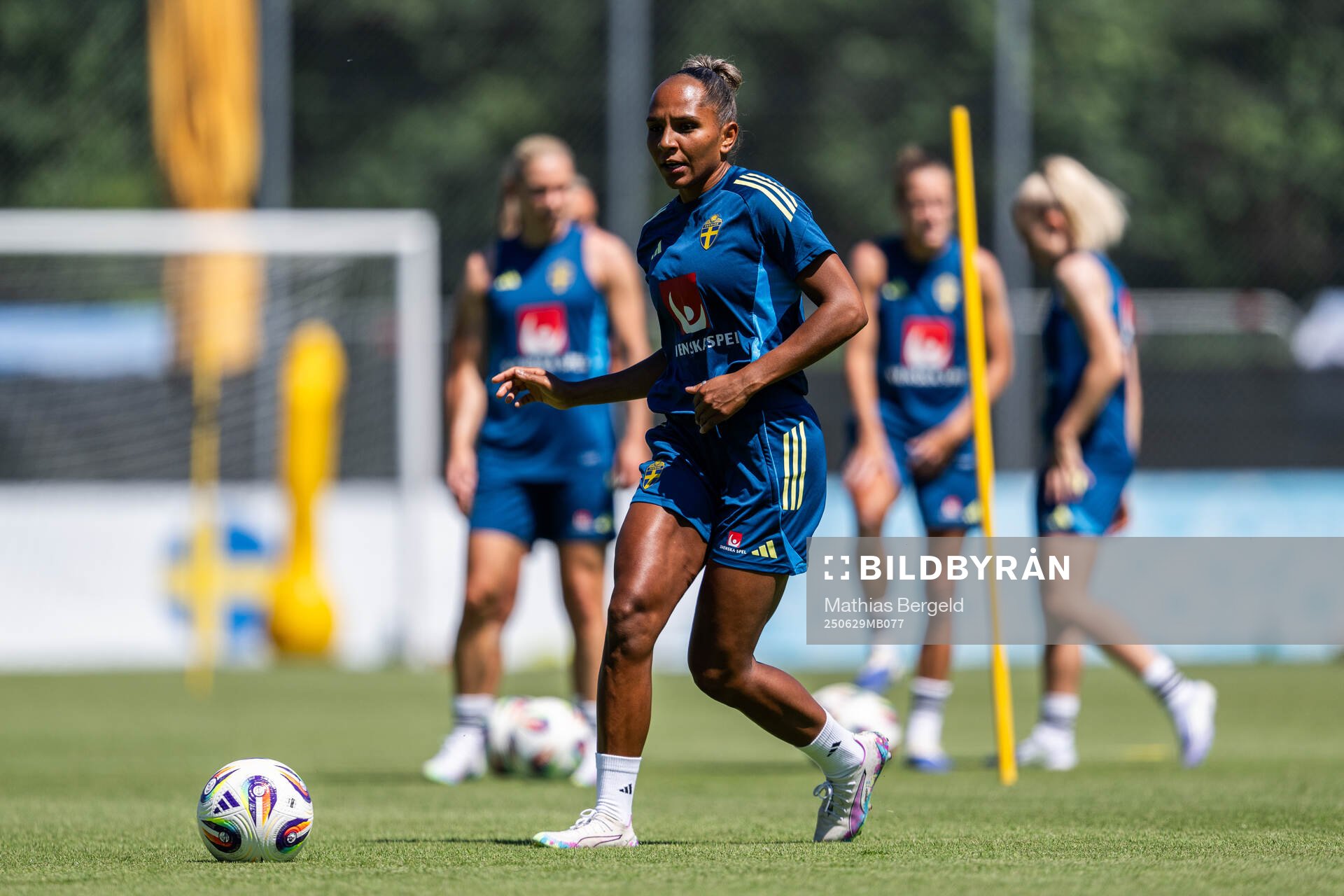 Madelen Janogy of the Swedish women's national football