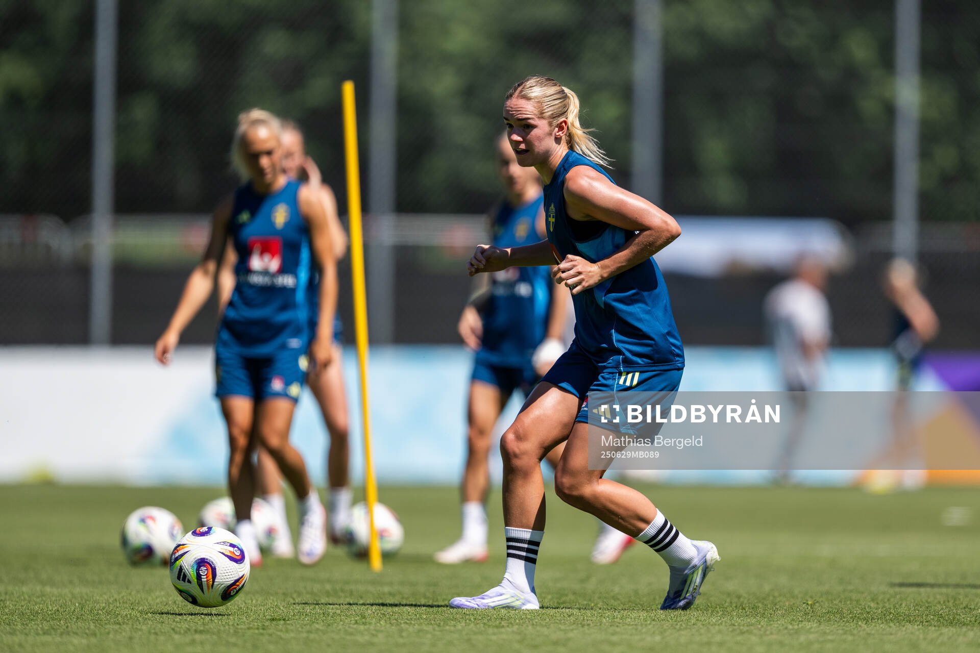 Hanna Lundkvist of the Swedish women's national football