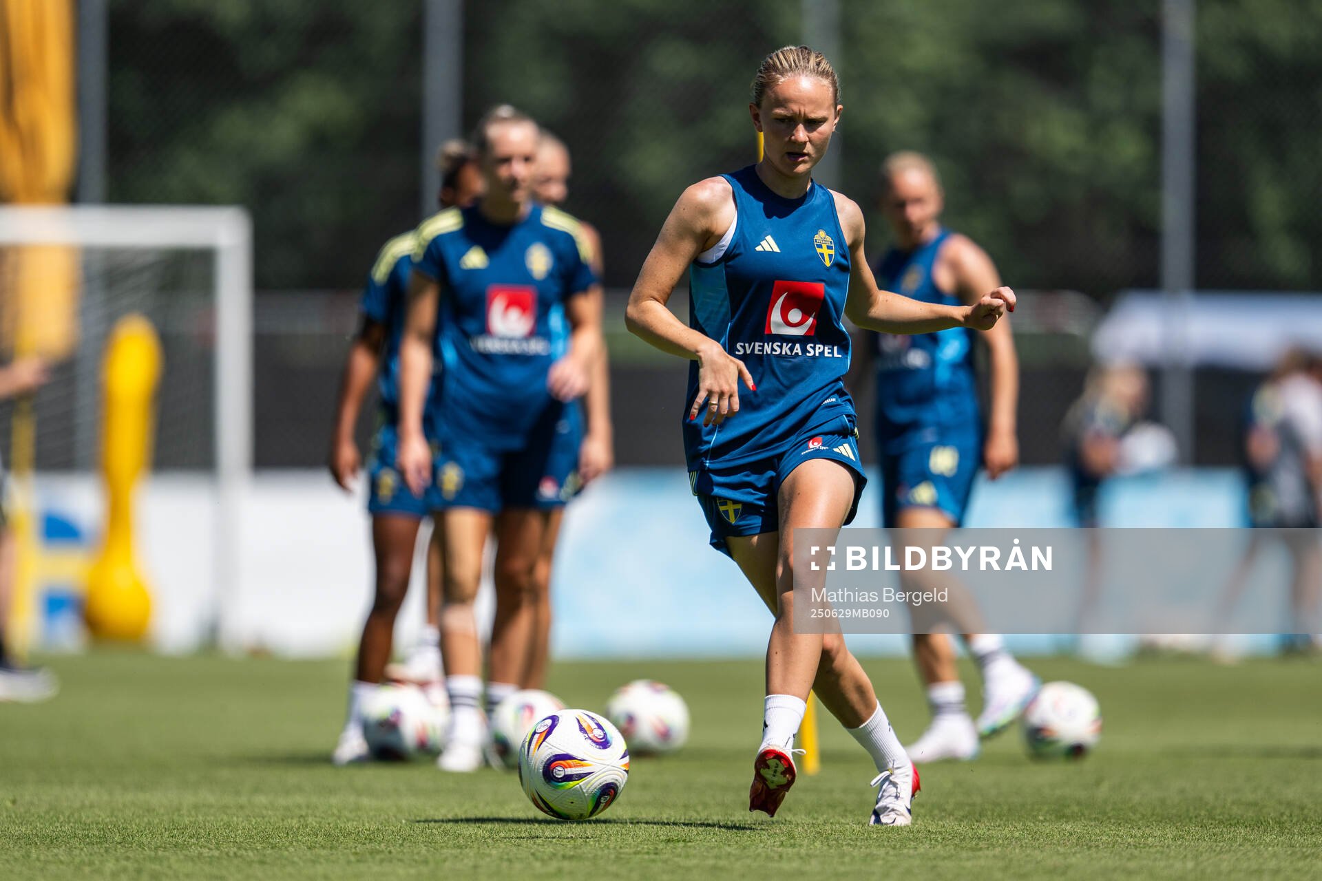 Matilda Vinberg of the Swedish women's national football